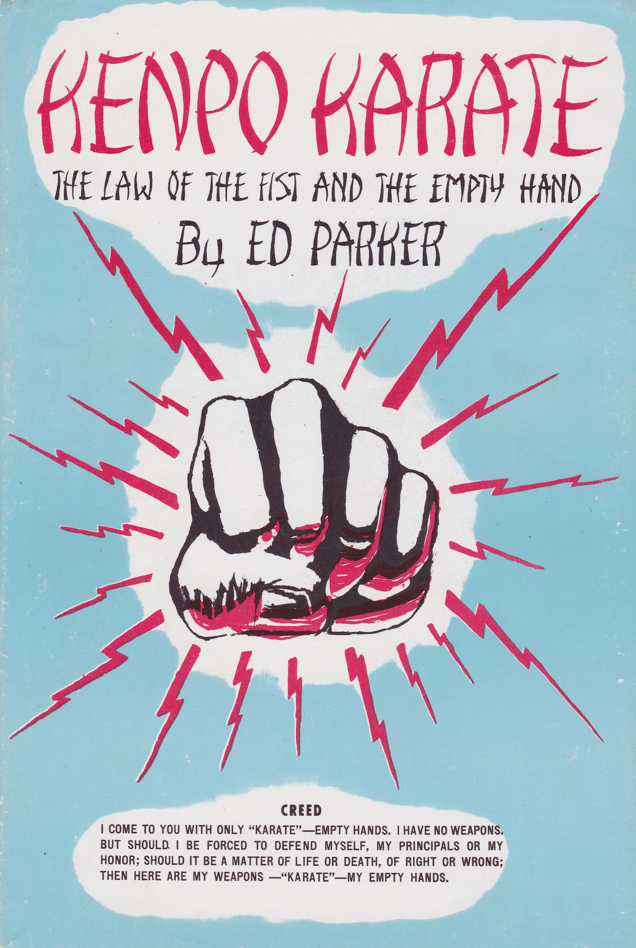 Kenpo Karate The Law of the Fist and the Empty Hand Book by Ed Parker (1st Edition) (Preowned)