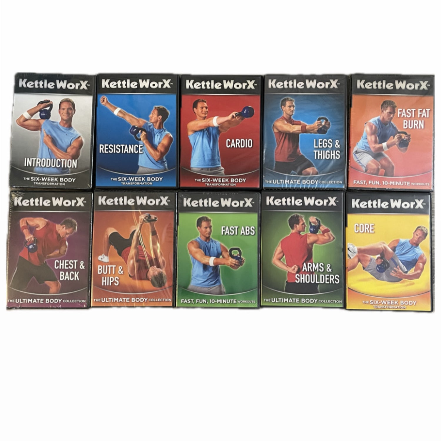 KettleWorX Ultimate Body Workout 10 DVD Set