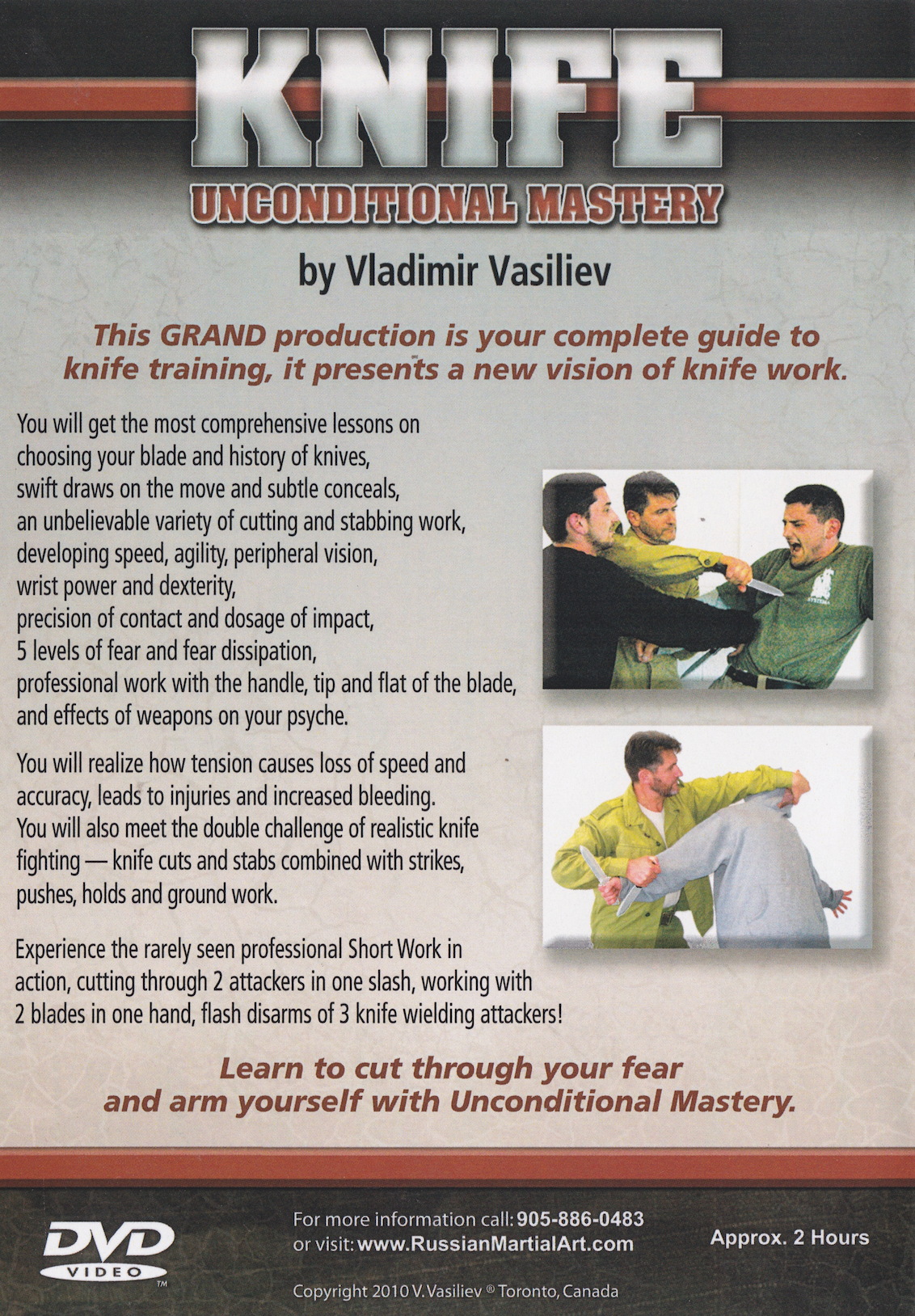 Knife Unconditional Mastery DVD with Vladimir Vasiliev