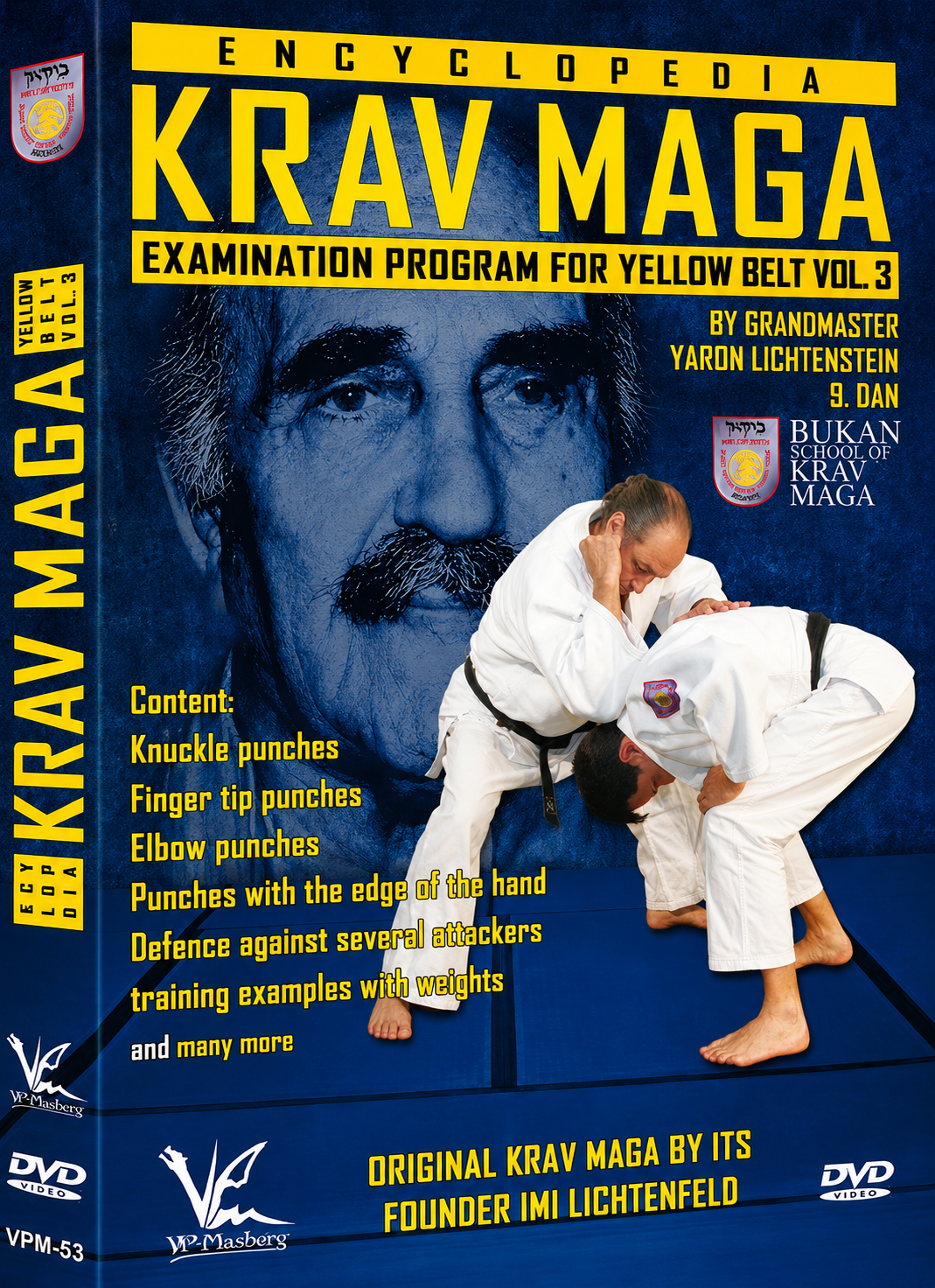 Krav Maga Encyclopedia Examination Program for Yellow Belt Vol 3 DVD by Yaron Lichtenstein