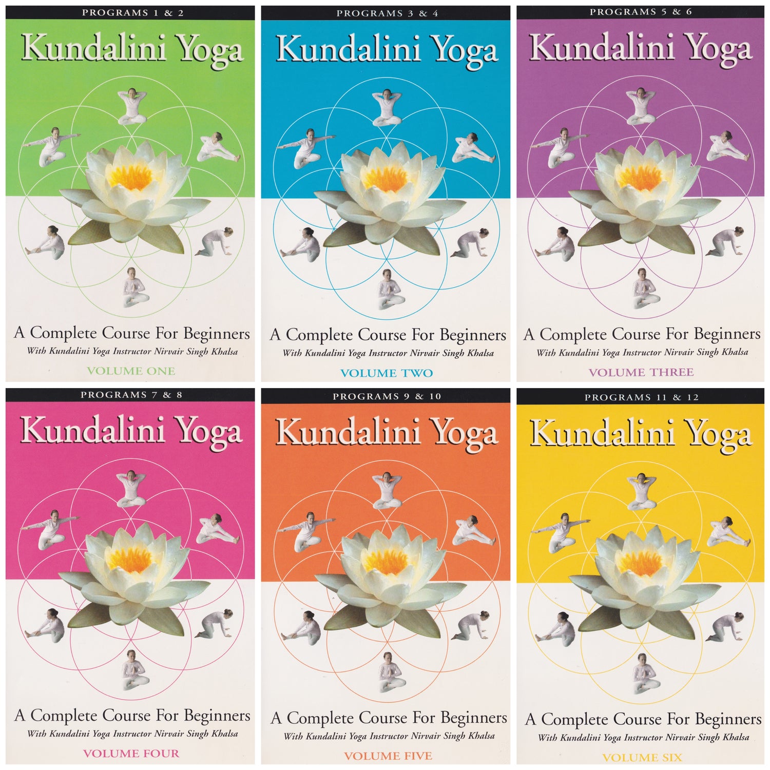 Kundalini Yoga Complete Course for Beginners 6 DVD Set by Nirvair Singh Khalsa (Preowned)