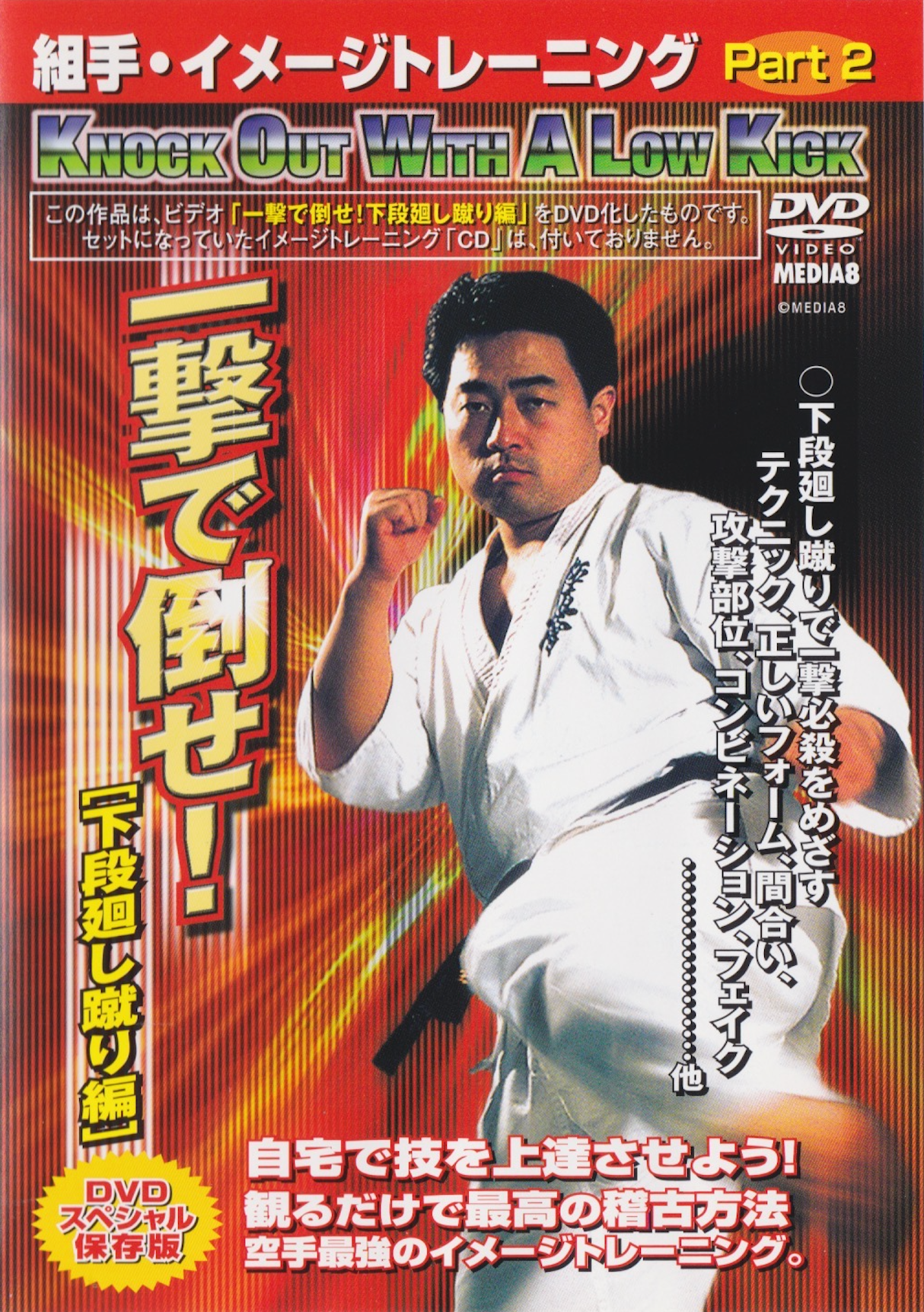Kyokushin Karate Kumite Image Training DVD 2: Knockout With a Low Kick DVD (Preowned)