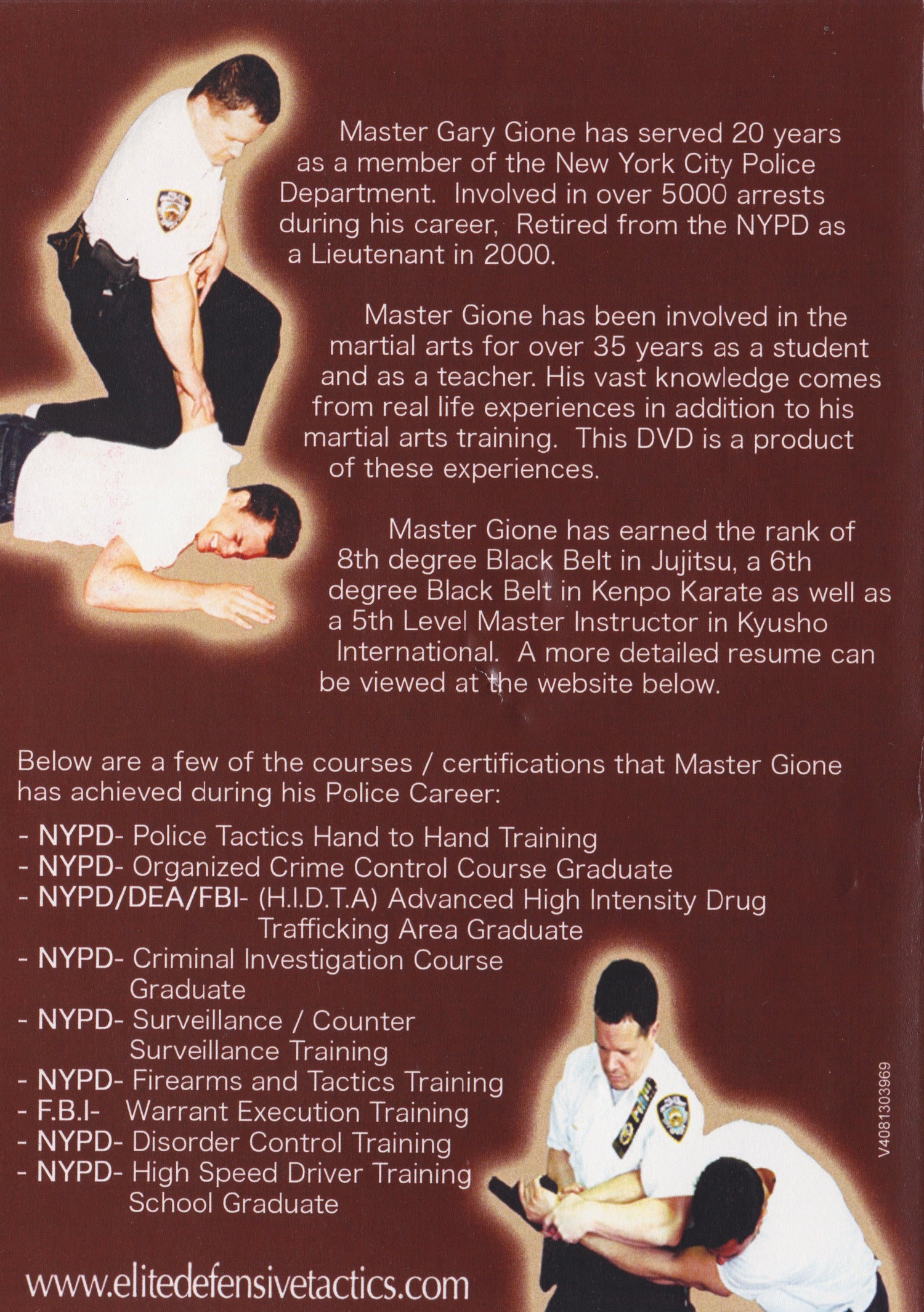 Kyusho Gun Techniques DVD by Gary Gione (Preowned)