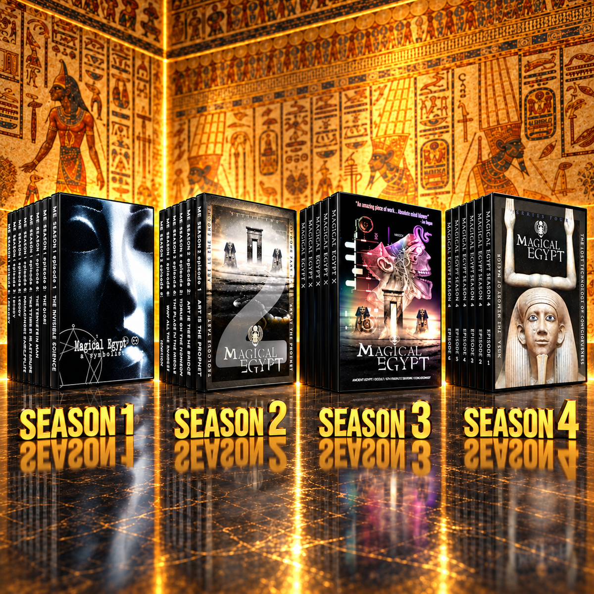 Magical Egypt Season One - Four 26 DVD Set by John Anthony West