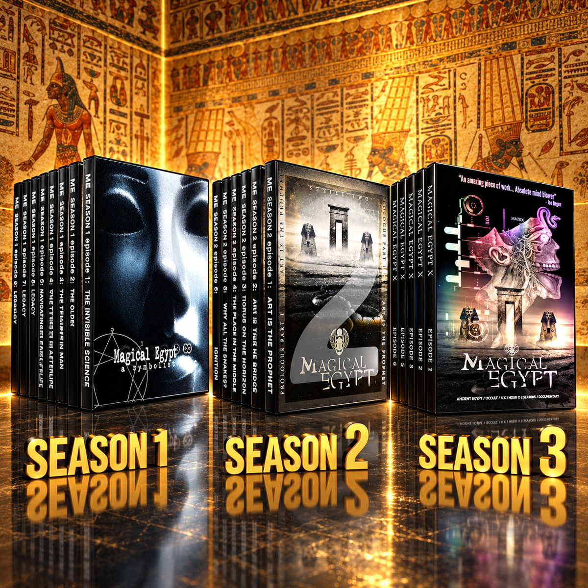 Magical Egypt Season One - Three 20 DVD Set by John Anthony West
