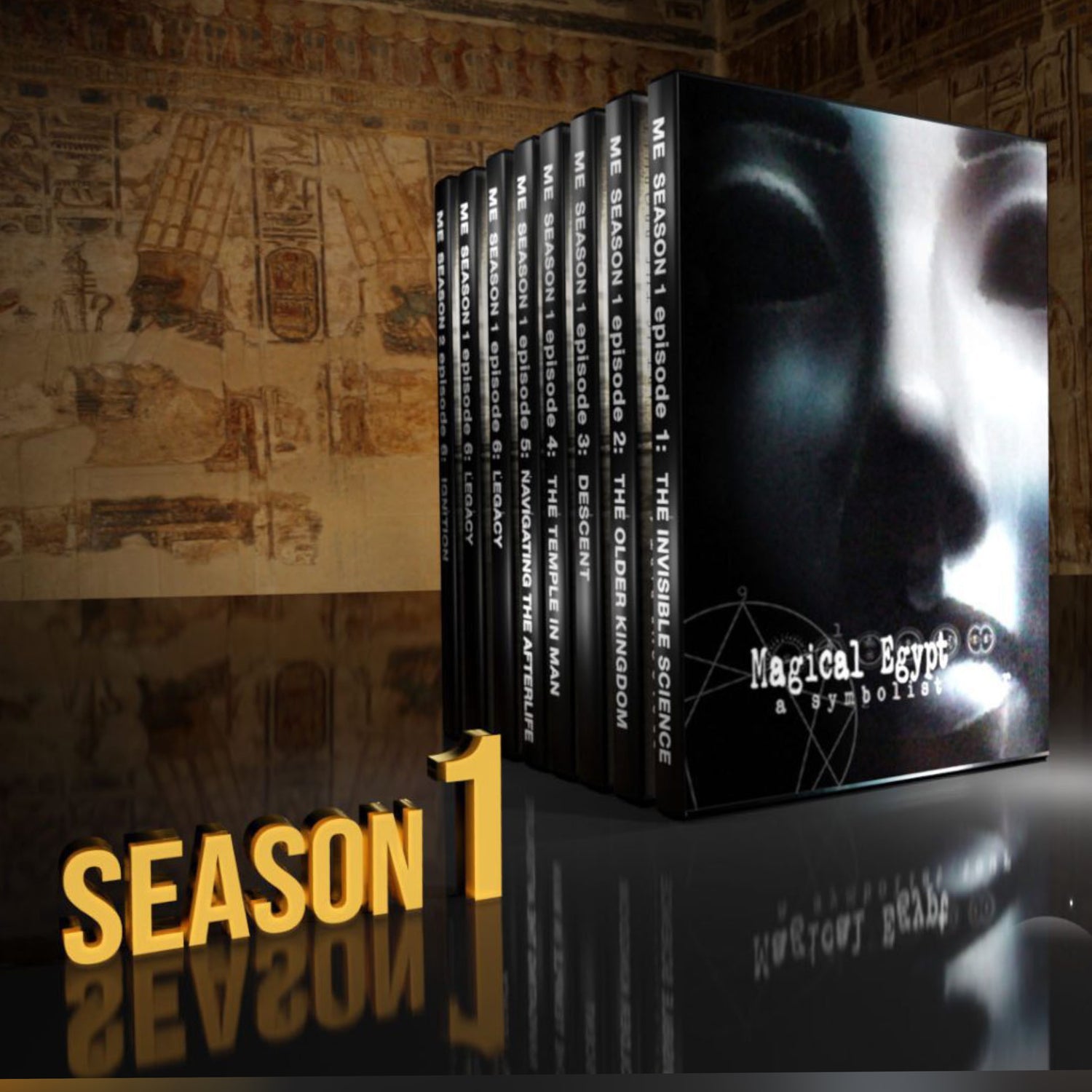 Magical Egypt Season One 8 DVD Set by John Anthony West
