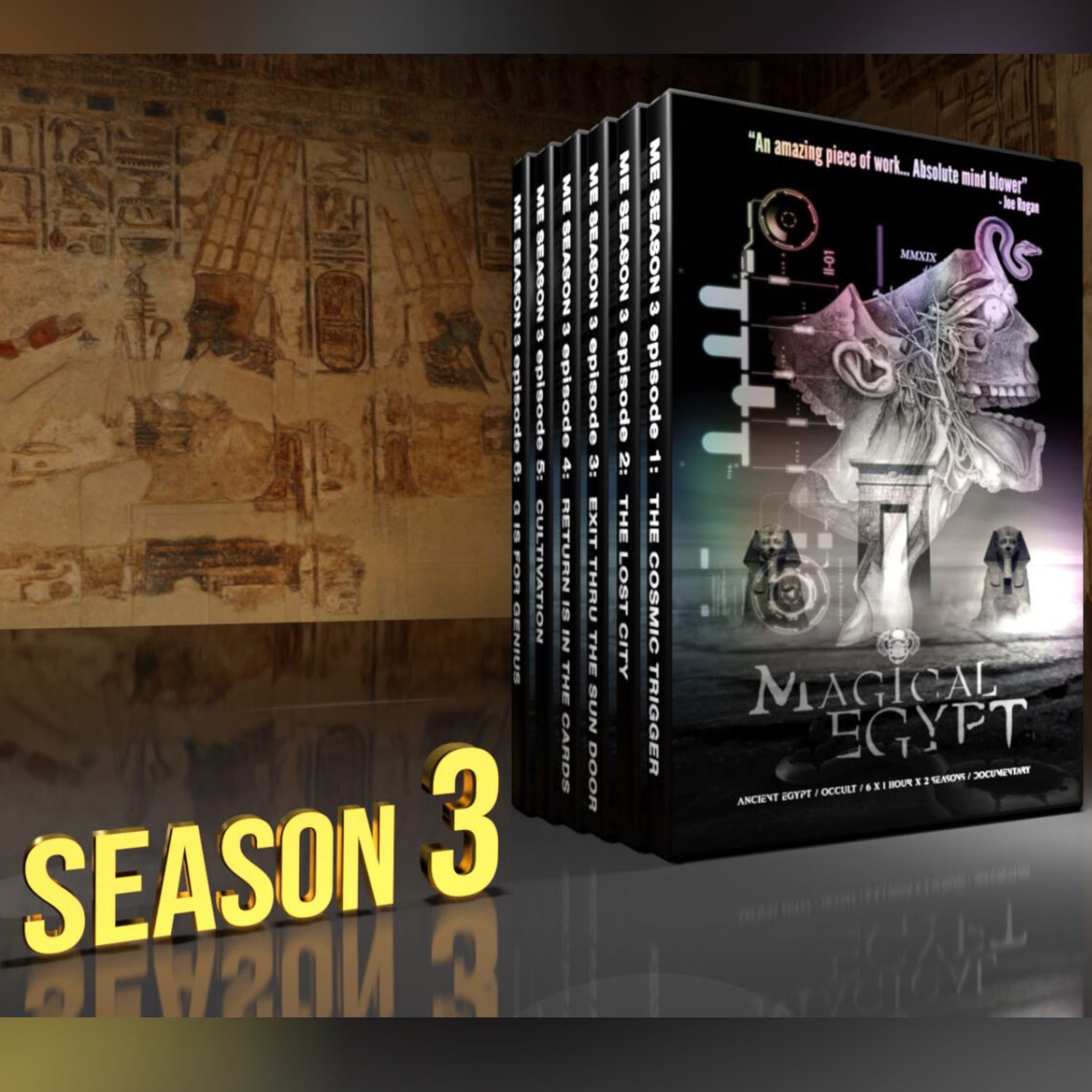 Magical Egypt Season Three 6 DVD Set by John Anthony West