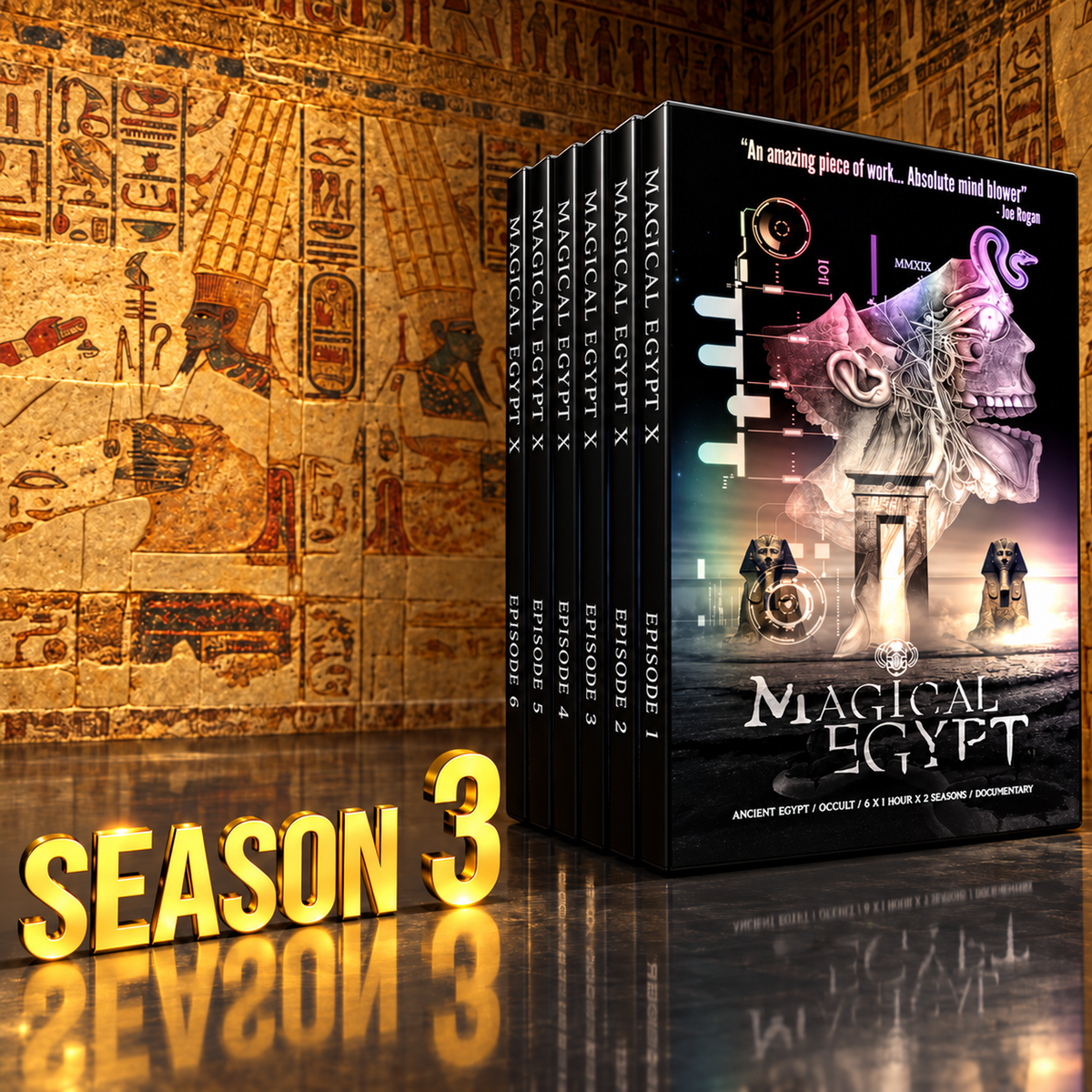 Magical Egypt Season Three 6 DVD Set by John Anthony West