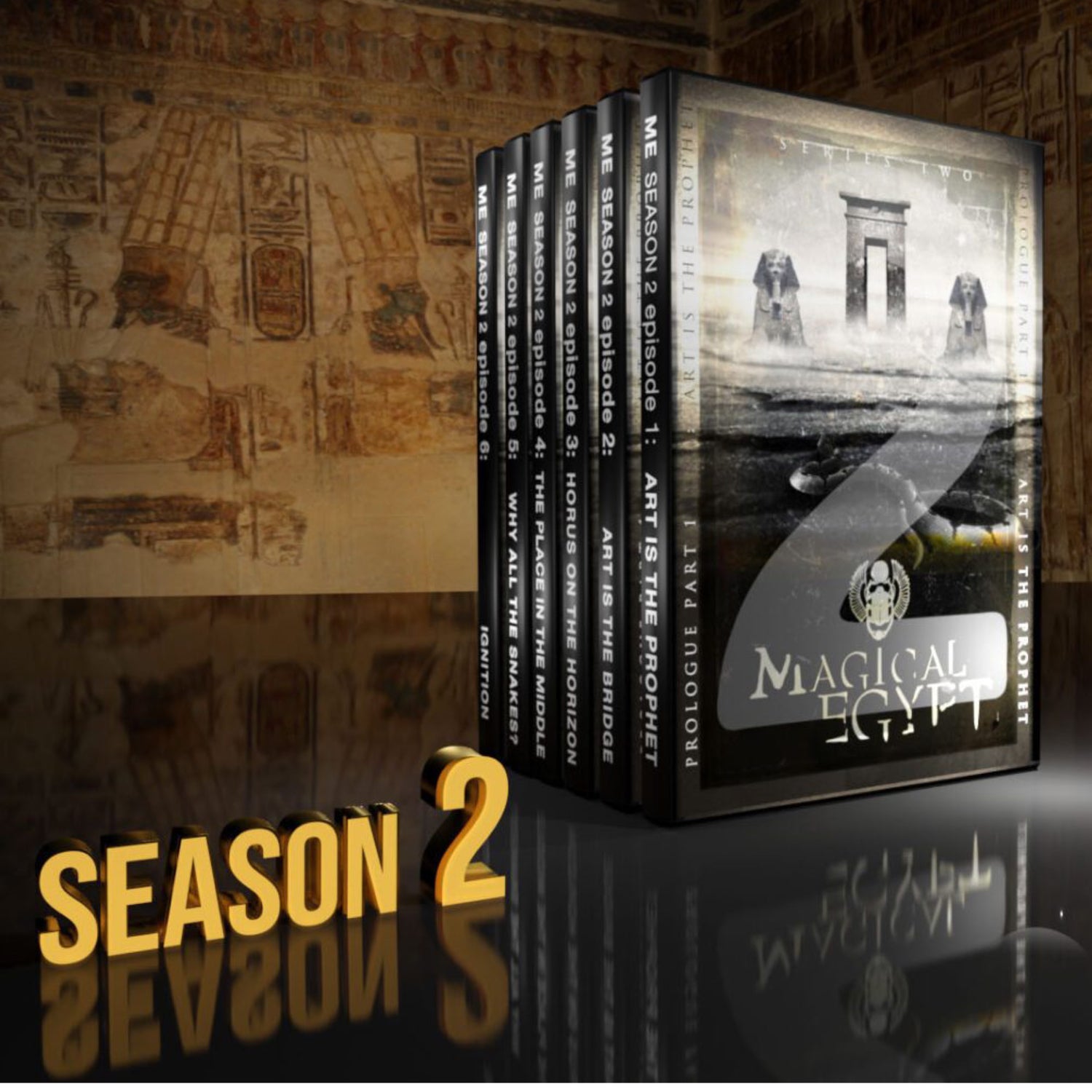 Magical Egypt Season Two 6 DVD Set by John Anthony West