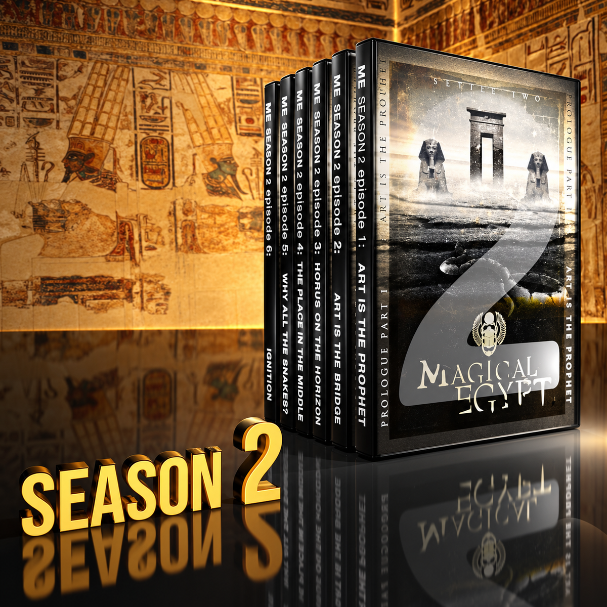 Magical Egypt Season Two 6 DVD Set by John Anthony West