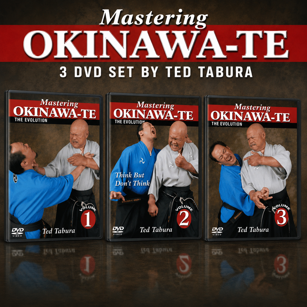 Mastering Okinawa-Te 3 DVD Set by Ted Tabura