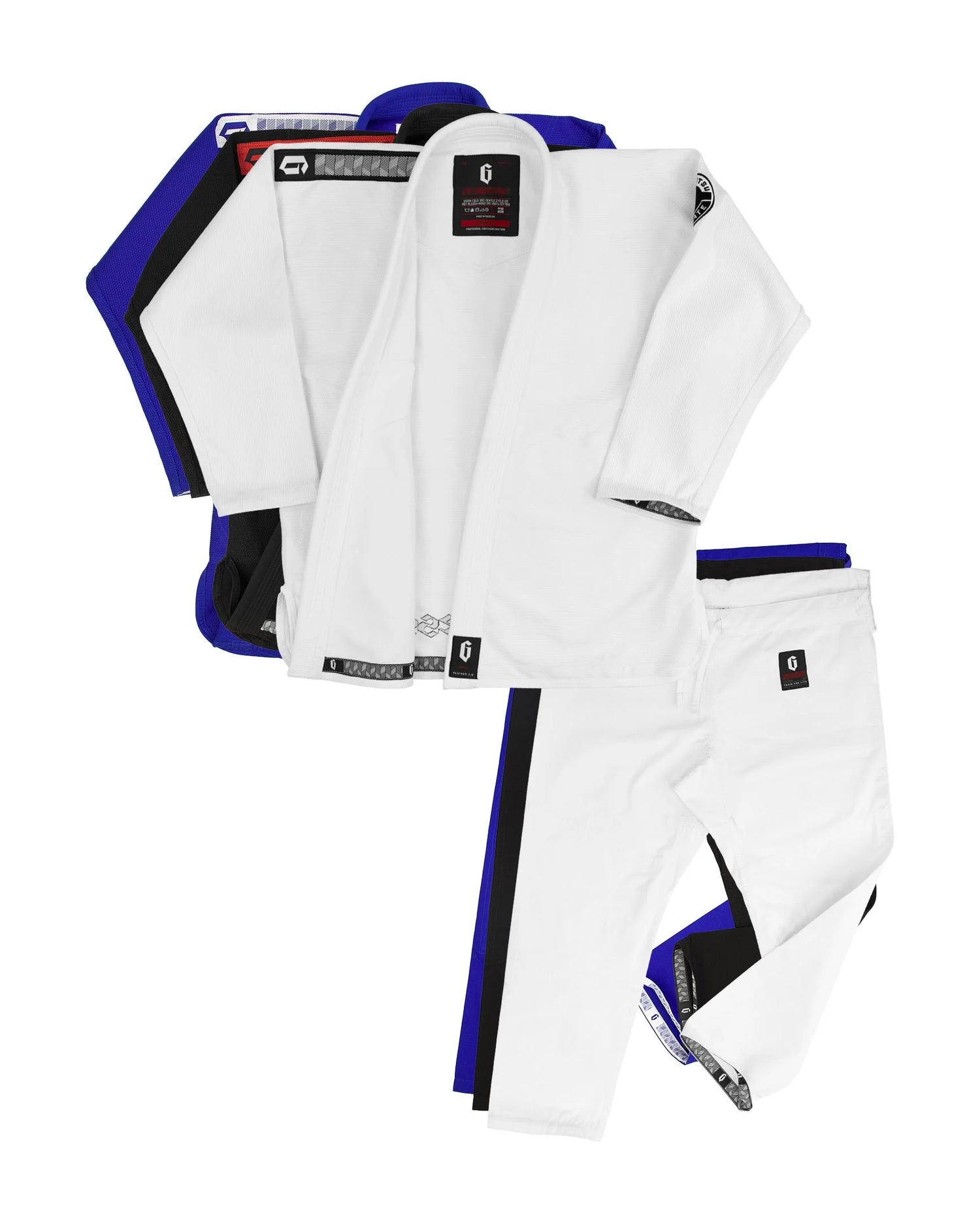 Men's Feather 3.0 BJJ Gi by Gameness (White, Blue or Black)