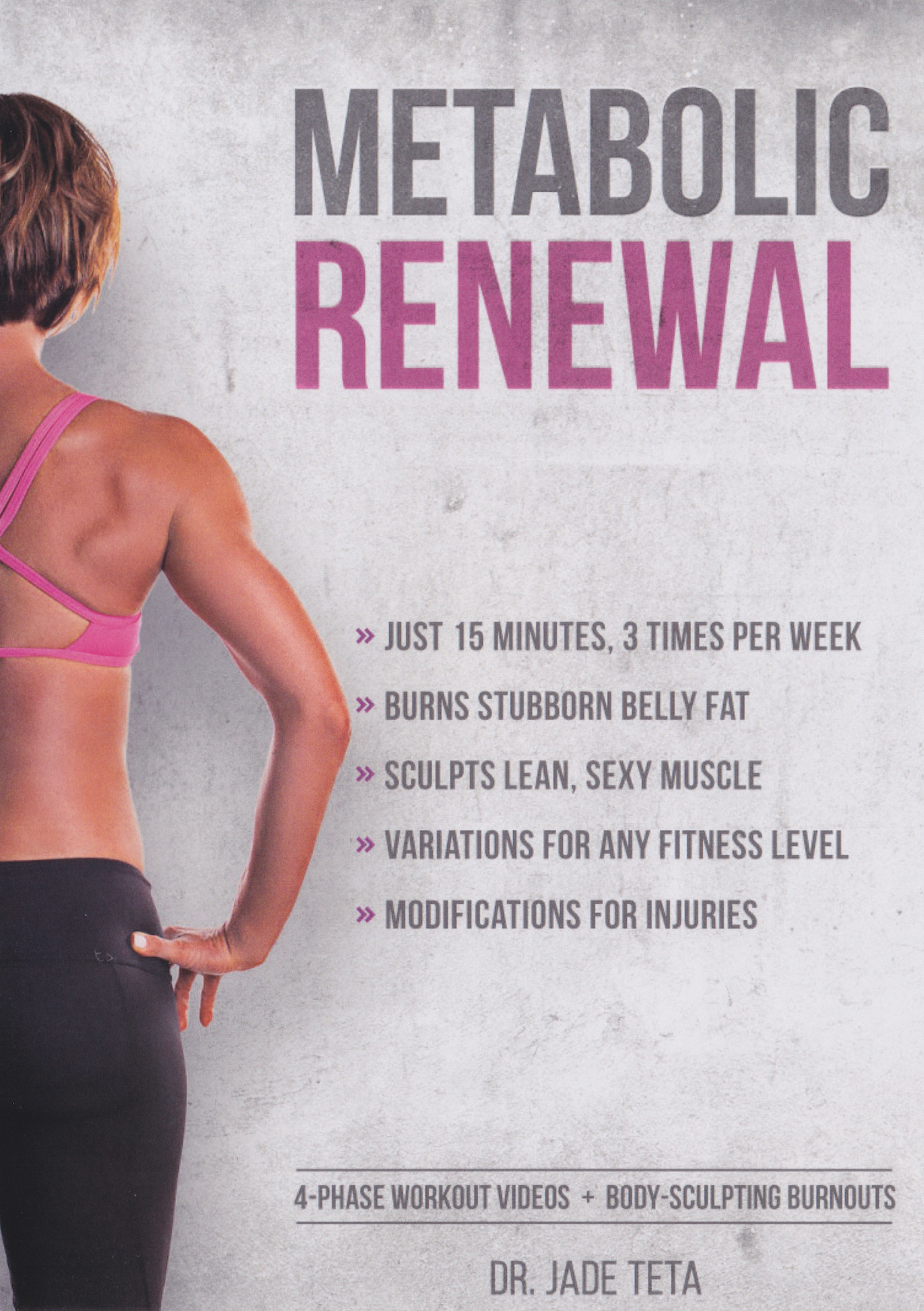 Metabolic Renewal 4 DVD Set by Jade Teta (Preowned)