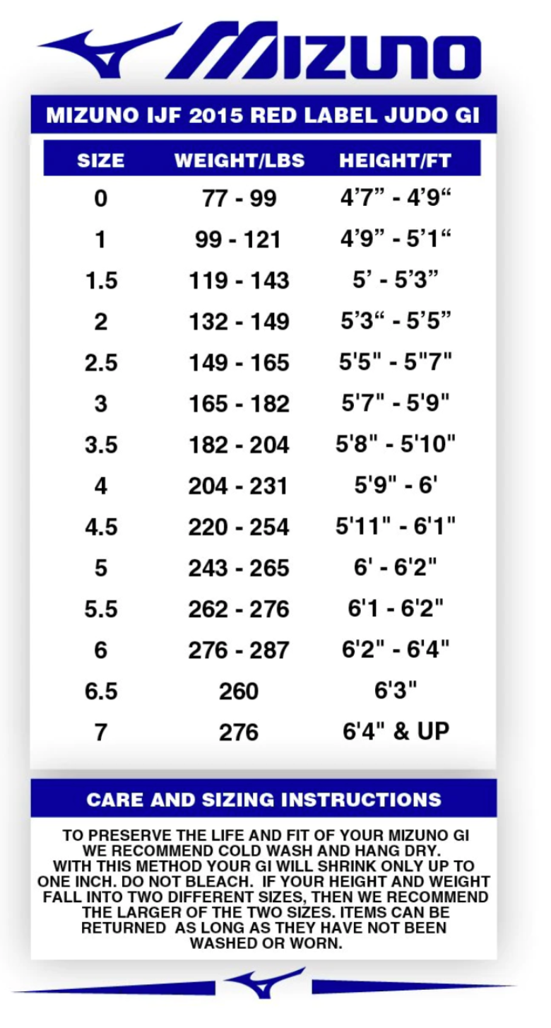 Mizuno Japan Yusho Judo Gi W Bird White