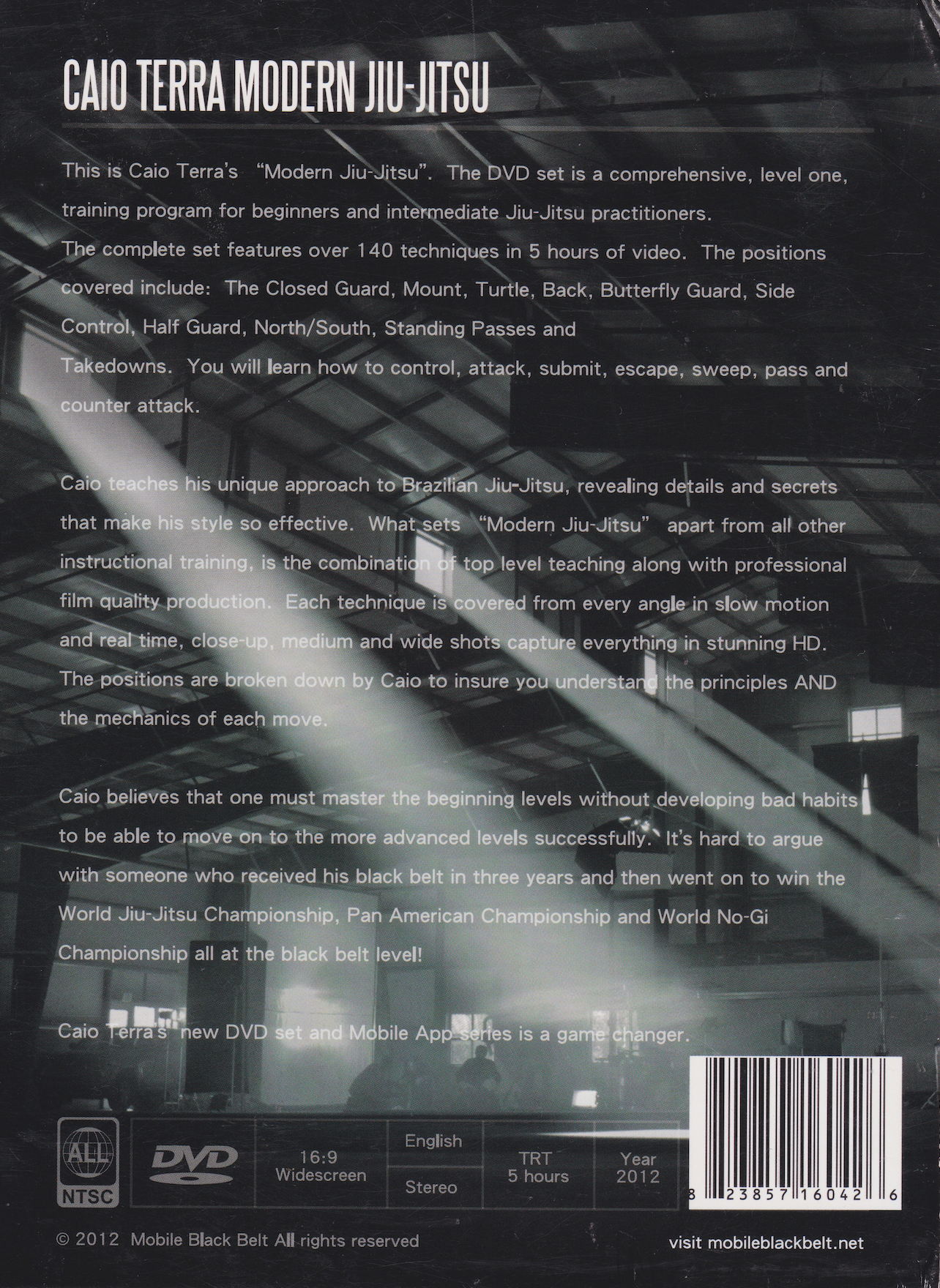 Set de DVD Modern Jiu Jitsu 4 con Caio Terra (Usado)