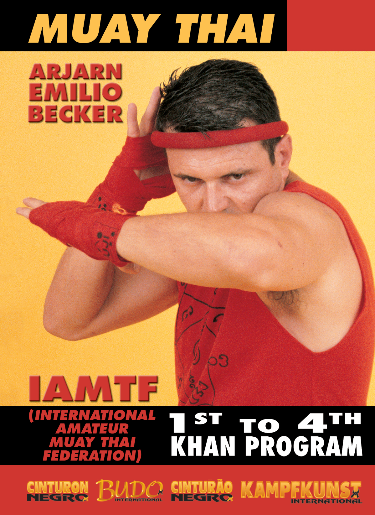Muay Thai Program 1st to 4th Khan DVD by Emilio Becker