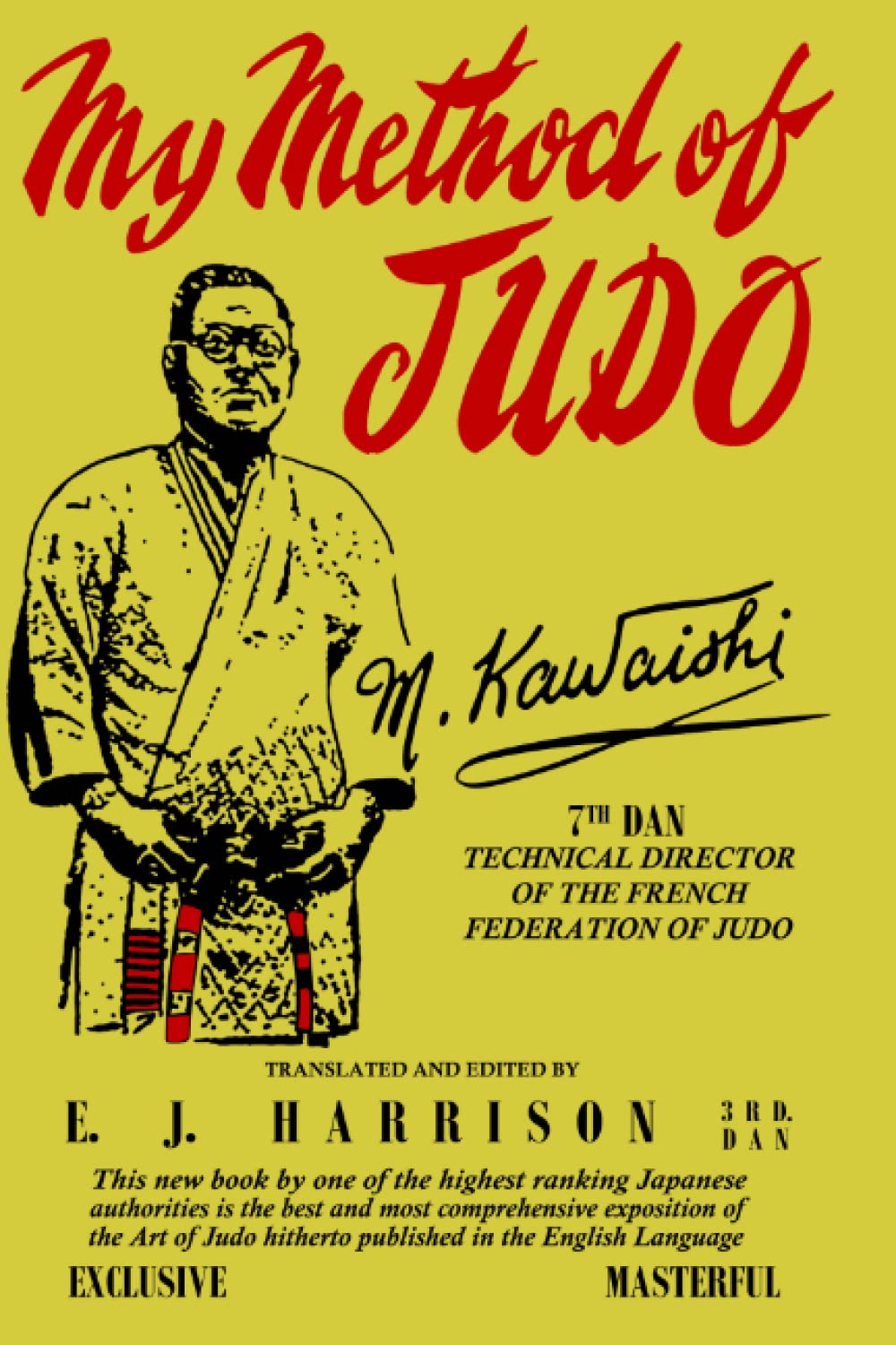 My Method of Judo Book by Mikinosuke Kawaishi (Reprint)
