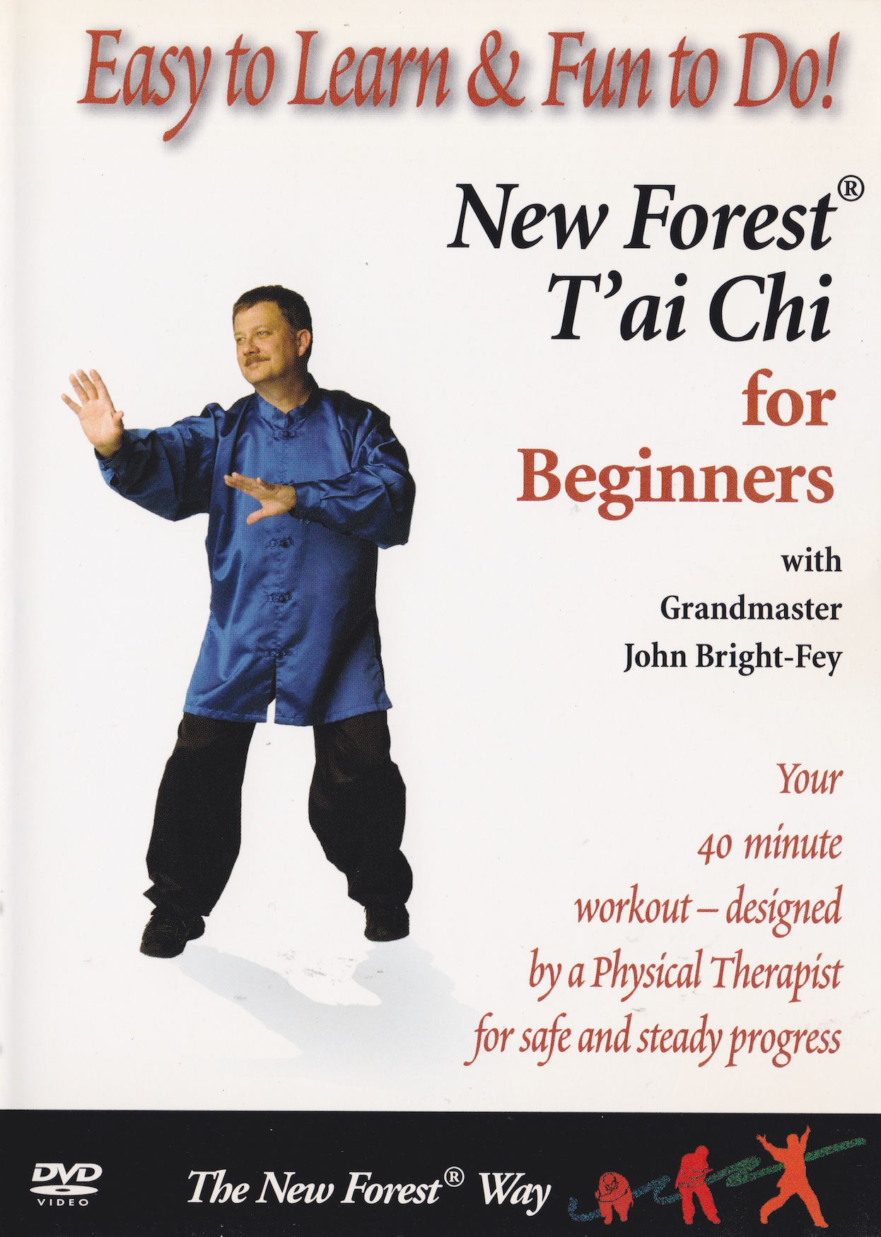 New Forest Tai Chi for Beginners DVD by John Bright-Fey (Preowned)