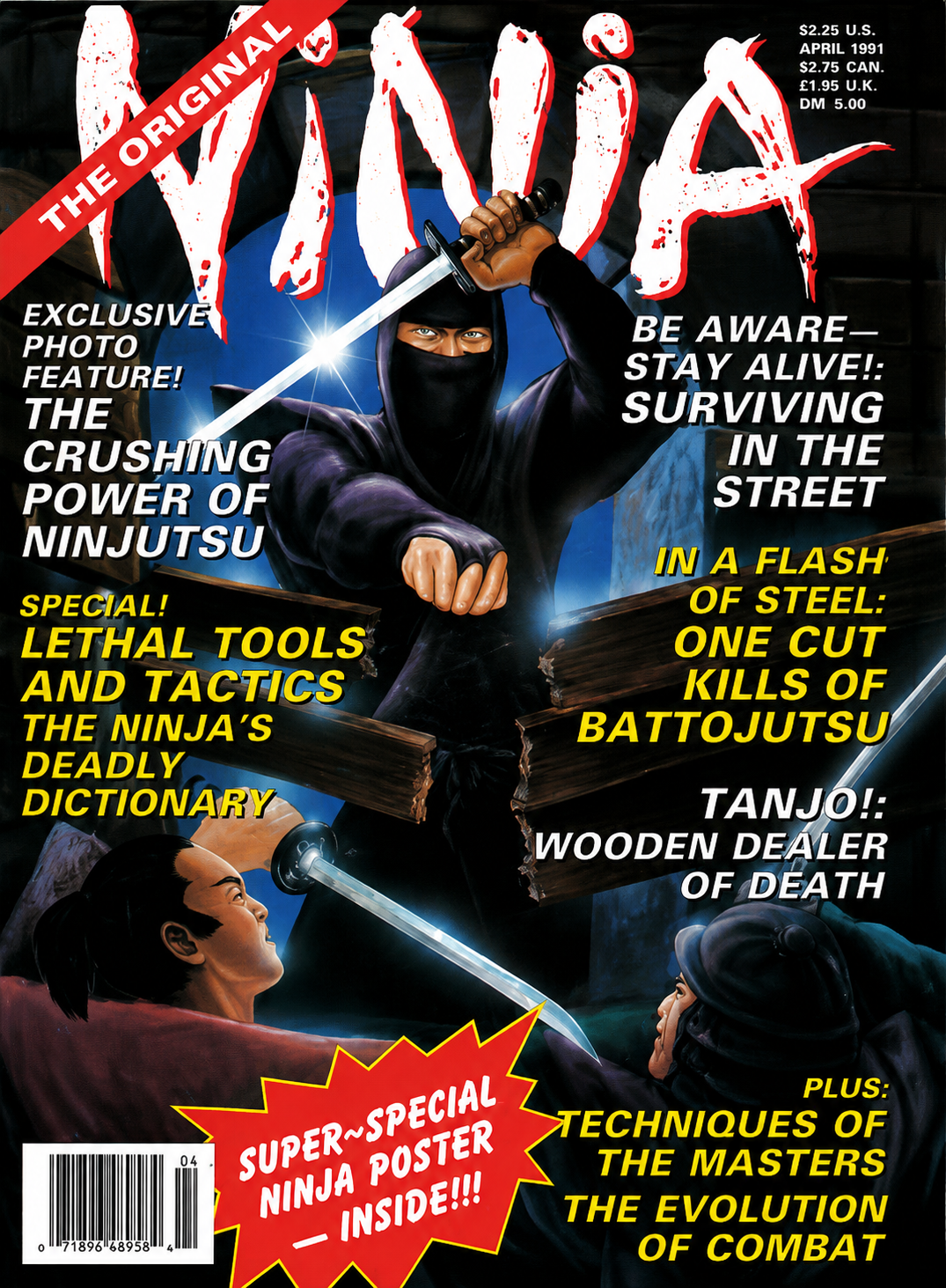 Ninja Magazine #48 (1991) (Preowned)