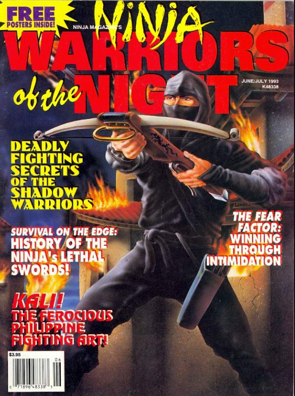 Ninja Warriors of the Night Magazine #4 (1993) (Preowned)