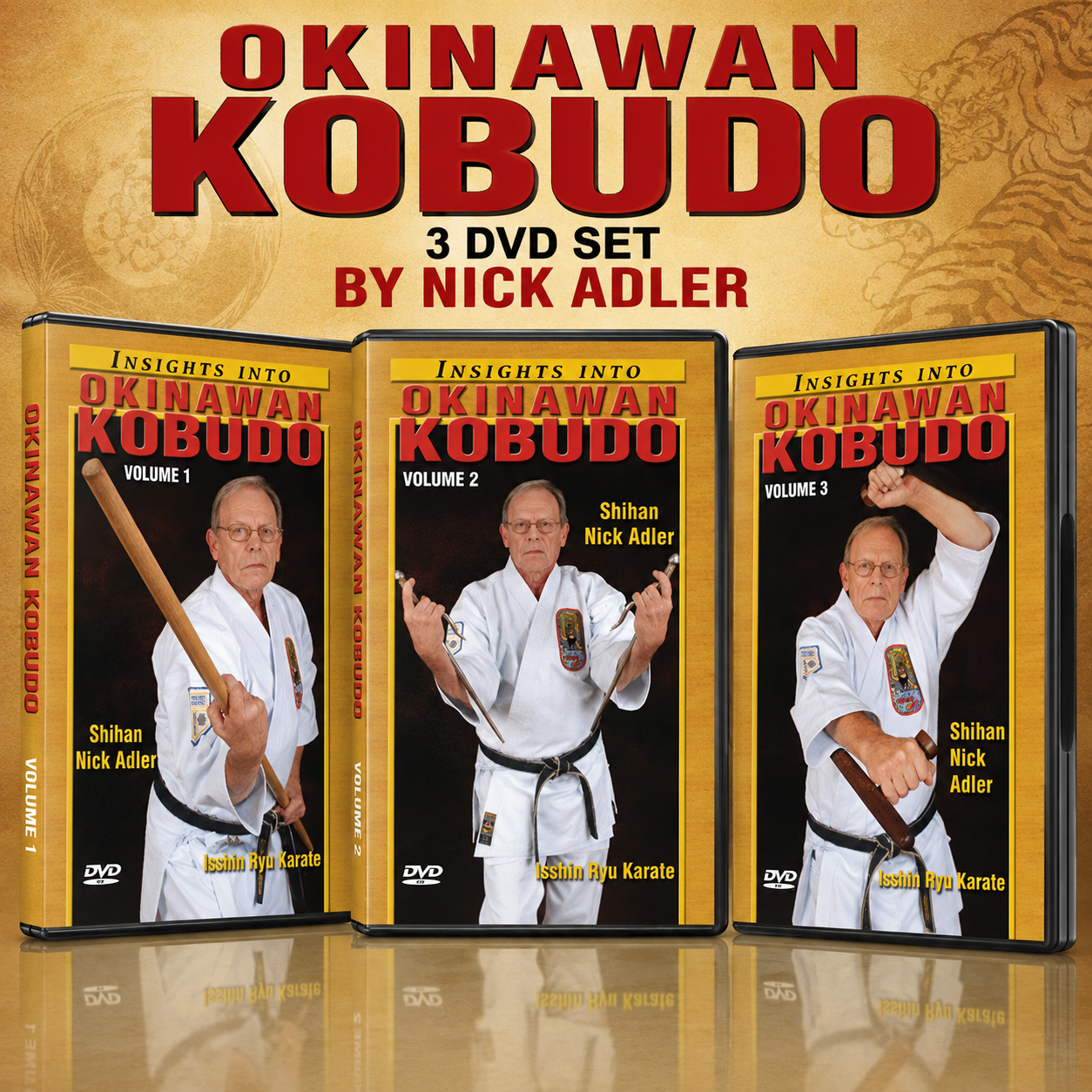 Okinawan Kobudo 3 DVD Set by Nick Adler