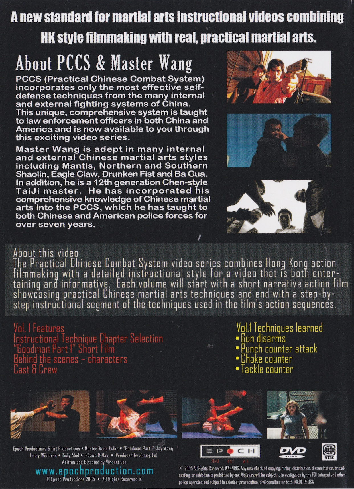 PCCS Practical Chinese Combat System DVD 1 by Wang Lijun