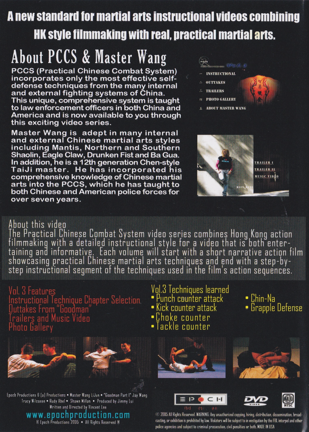 PCCS Practical Chinese Combat System DVD 3 by Wang Lijun
