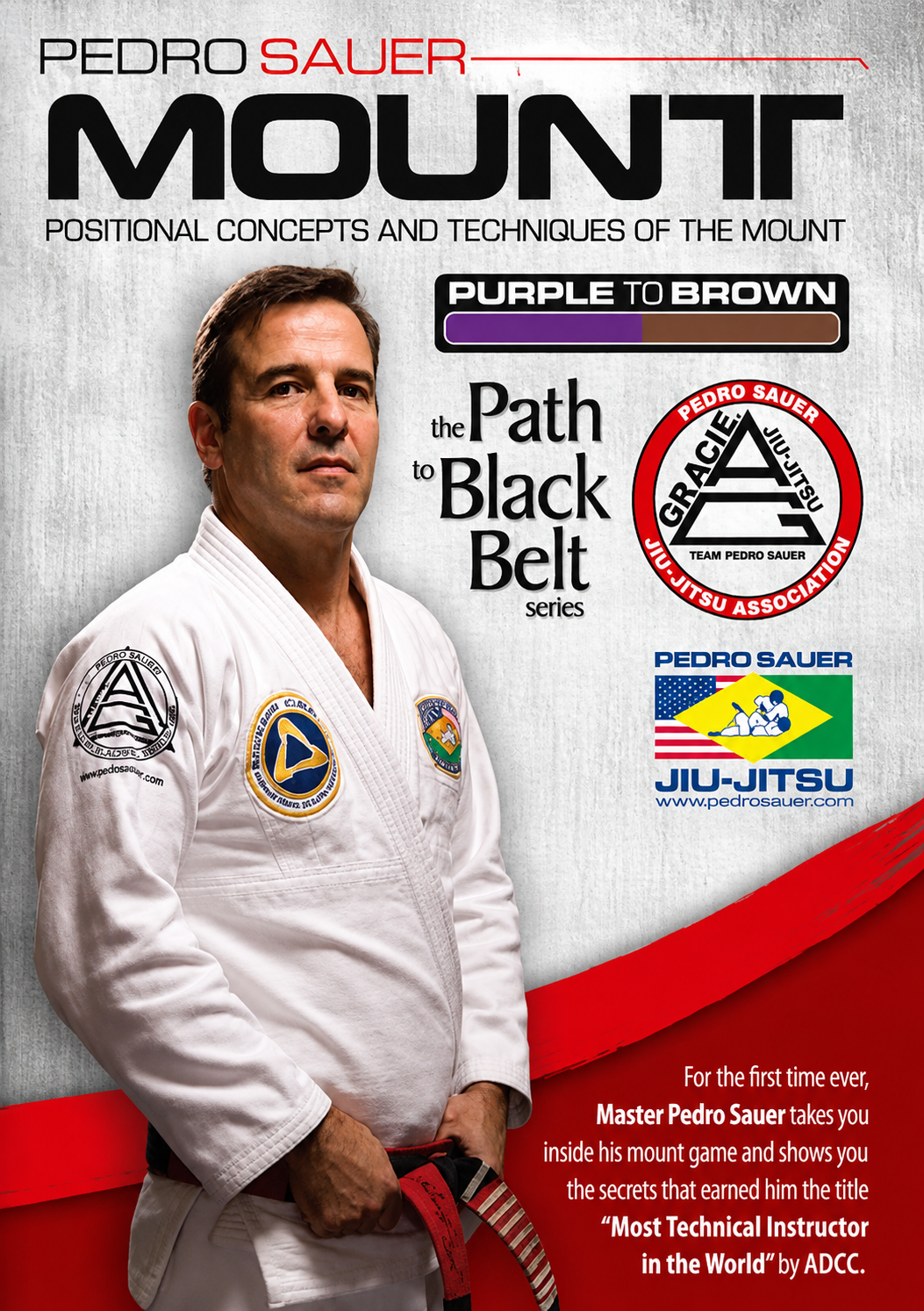 Path to Black Belt Series: The Mount 2 DVD Set by Pedro Sauer