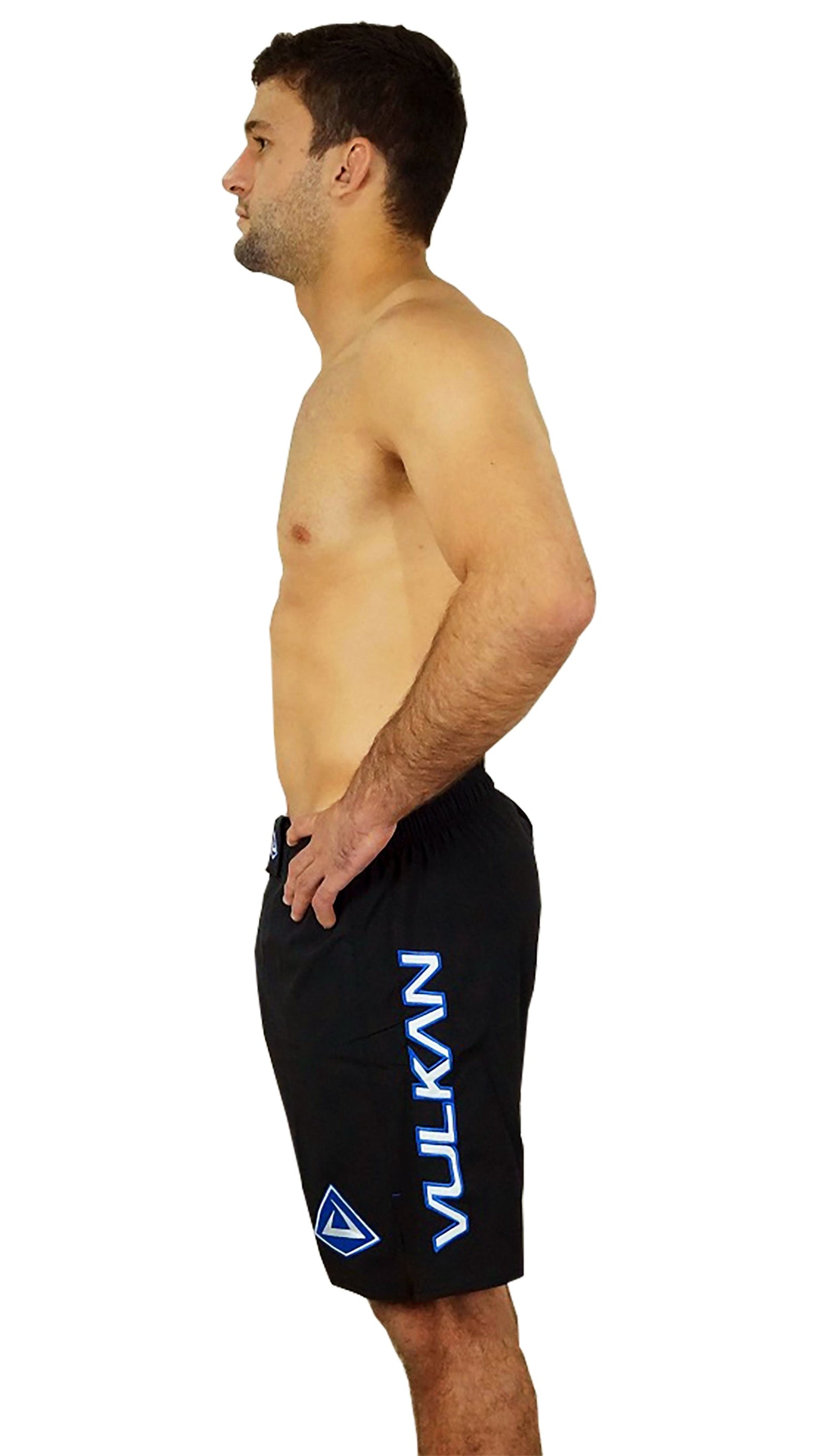 CORE BJJ Shorts Black/Blue by Vulkan
