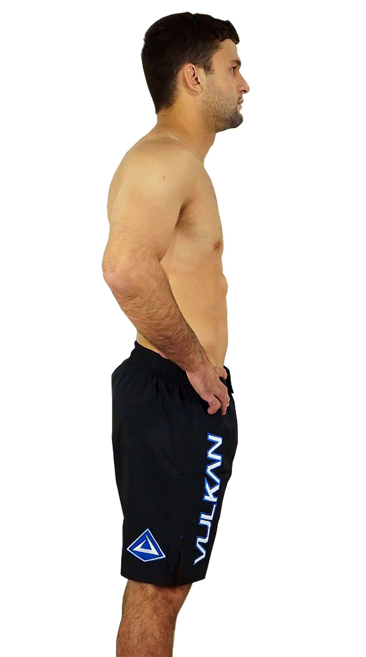 CORE BJJ Shorts Black/Blue by Vulkan