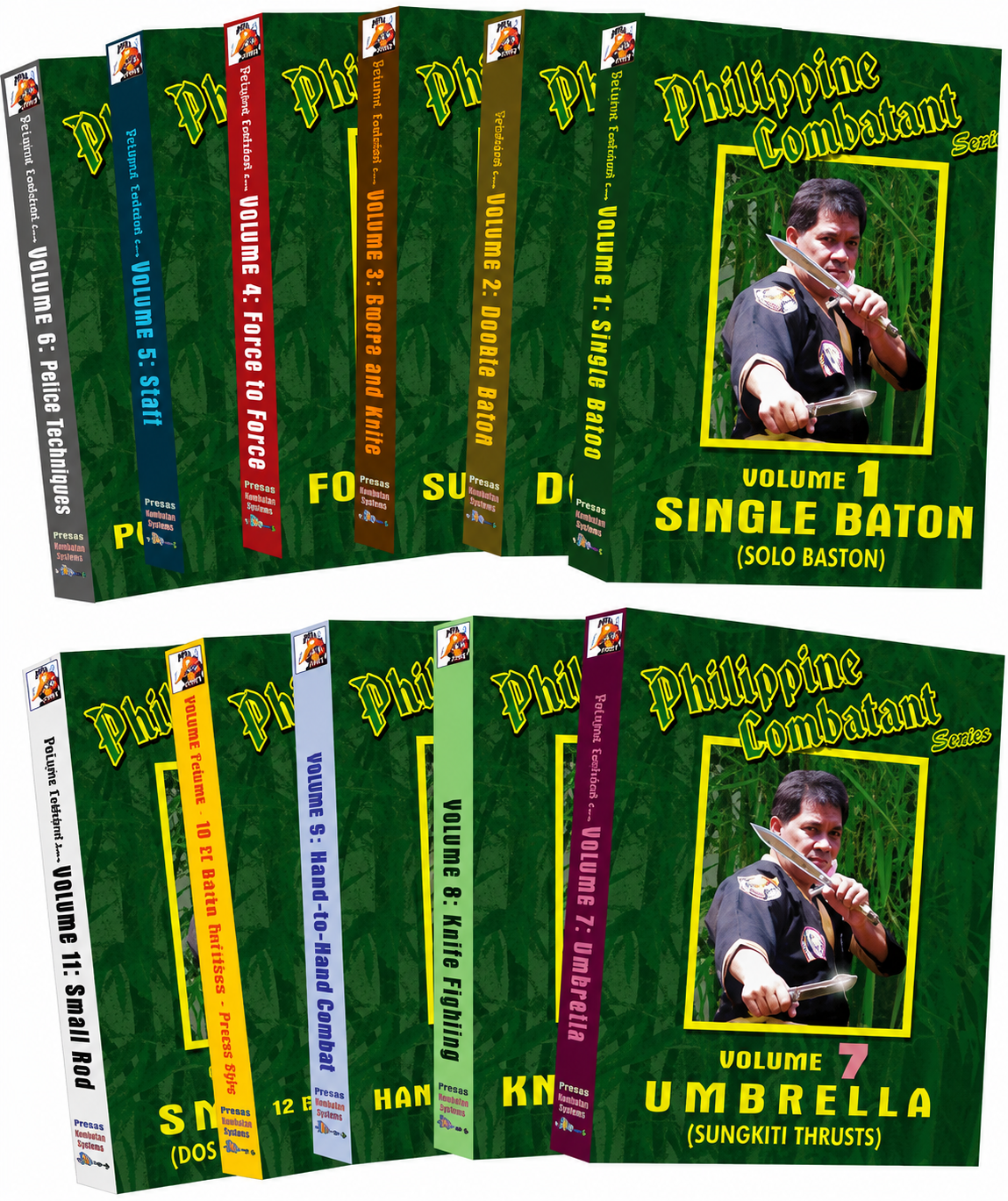 Philippine Combative Arts Series 11 DVD Set by Ernesto A. Presas