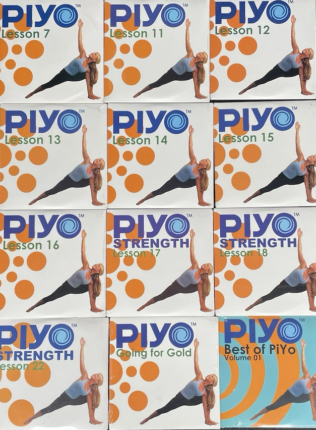 Piyo Yoga Pilates 12 DVD Lot (Preowned)