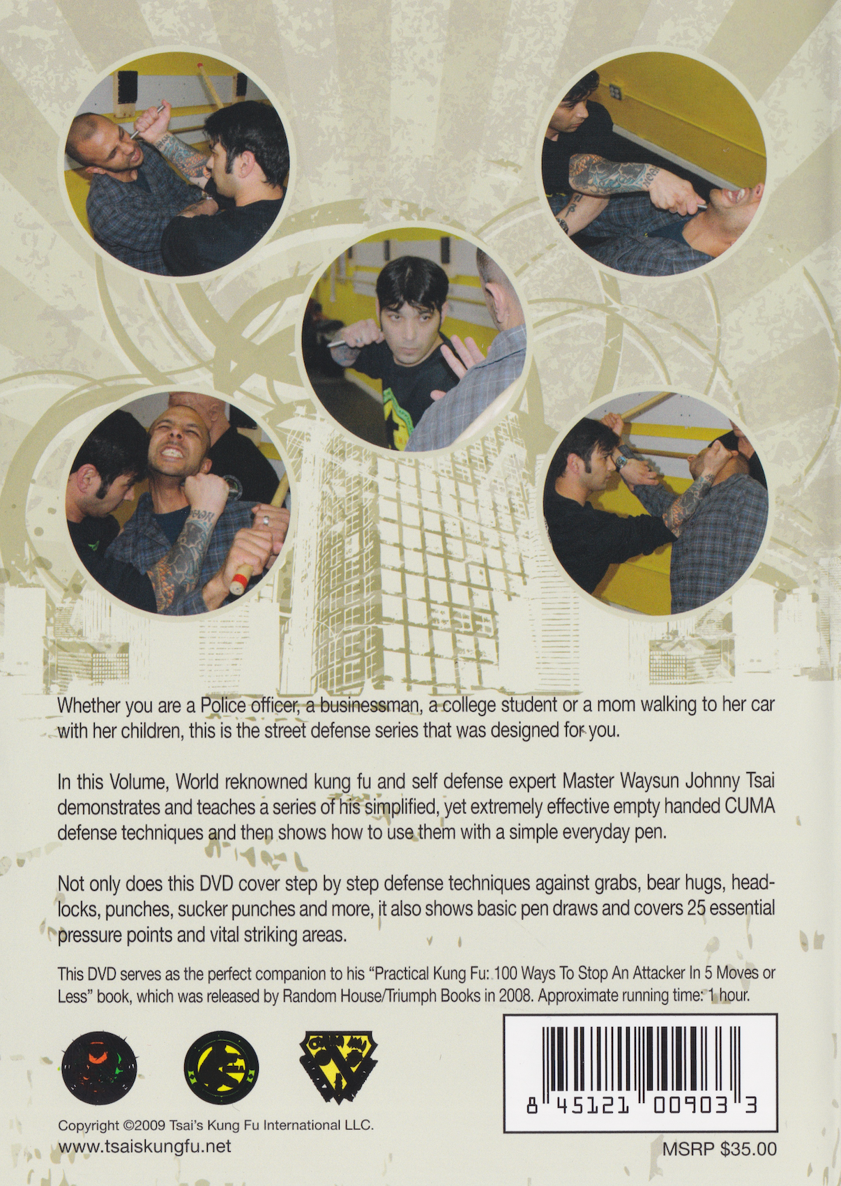 Practical Tactical Pen Street Defense DVD by Waysun Johnny Tsai