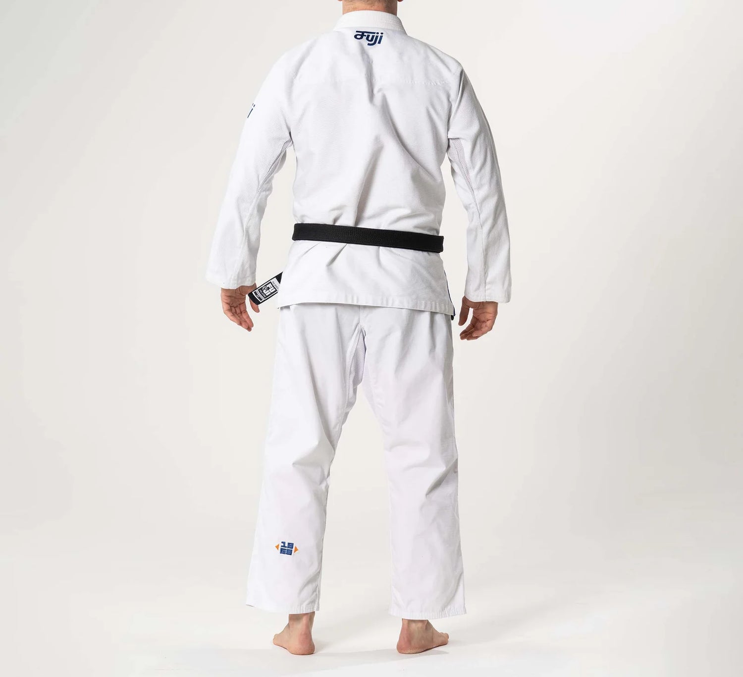 Flow-Tech BJJ Gi White/Navy/Orange by Fuji