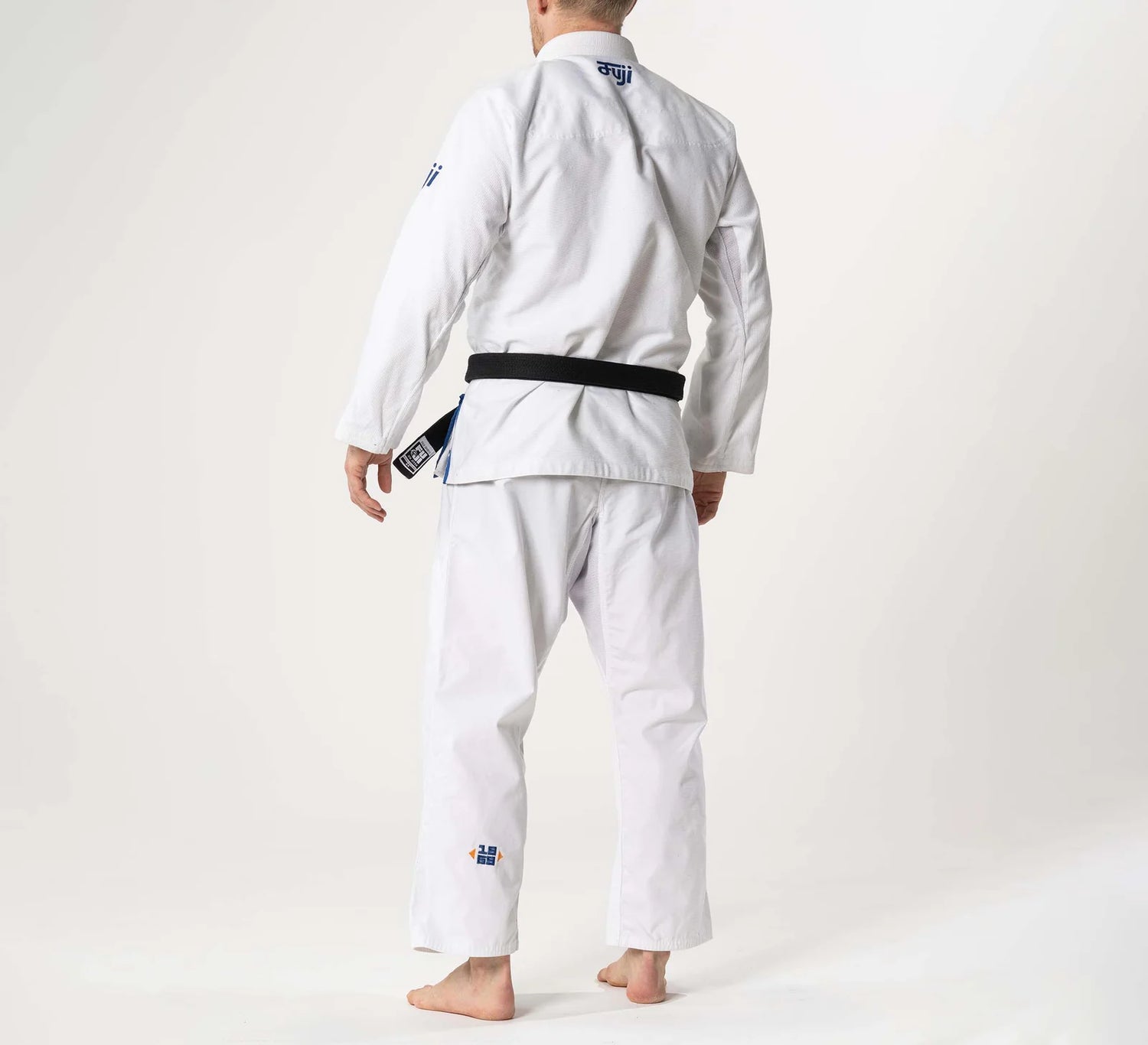 Flow-Tech BJJ Gi White/Navy/Orange by Fuji