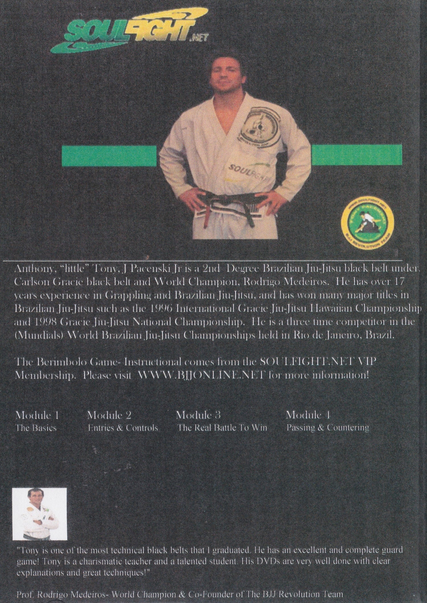 The Berimbolo Game DVD by Tony Pacenski