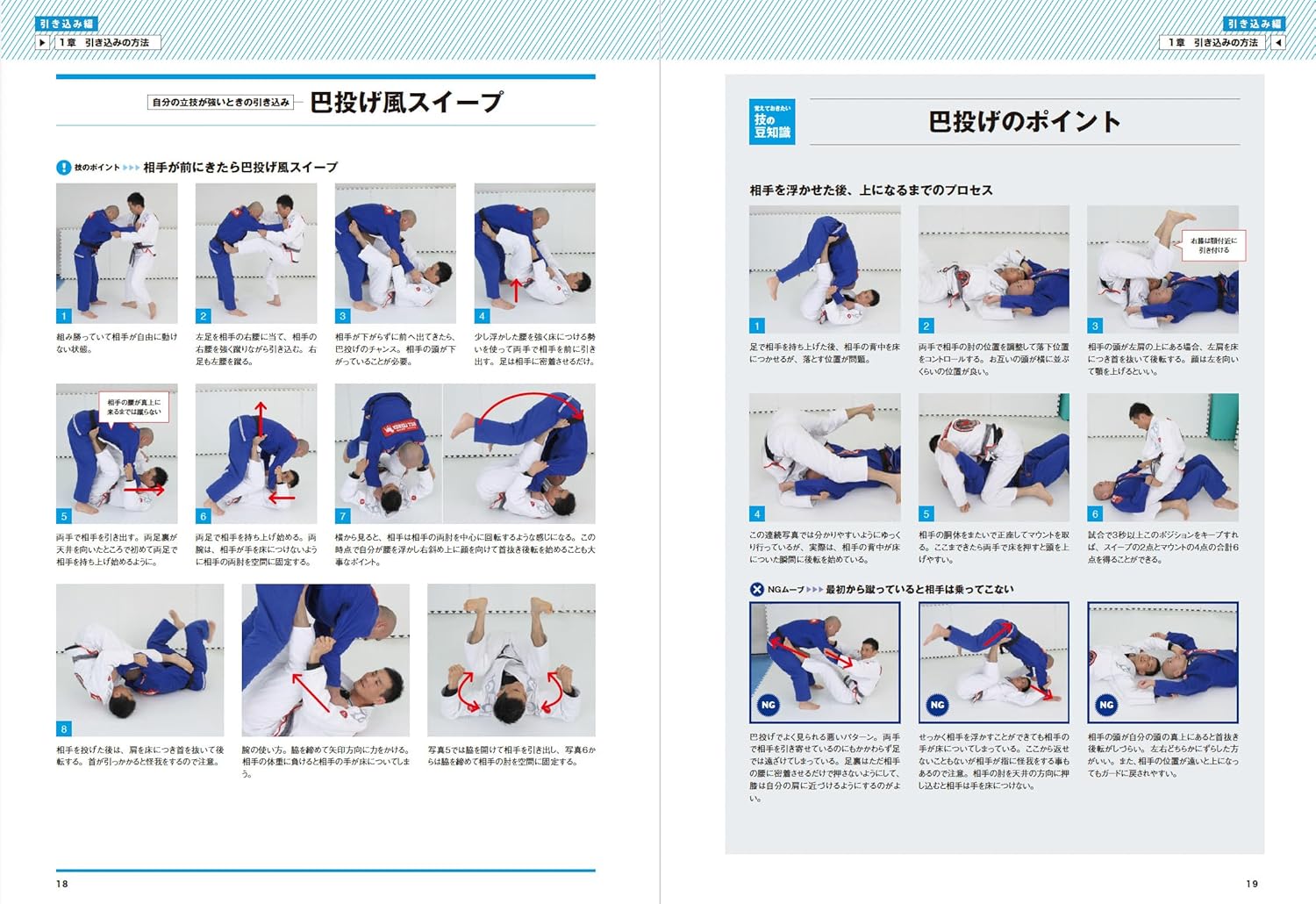 School of Newaza Book 1 (with QR Codes): Pulling Guard & Pinning Techniques Book by Mikio Oga (Revised Edition)