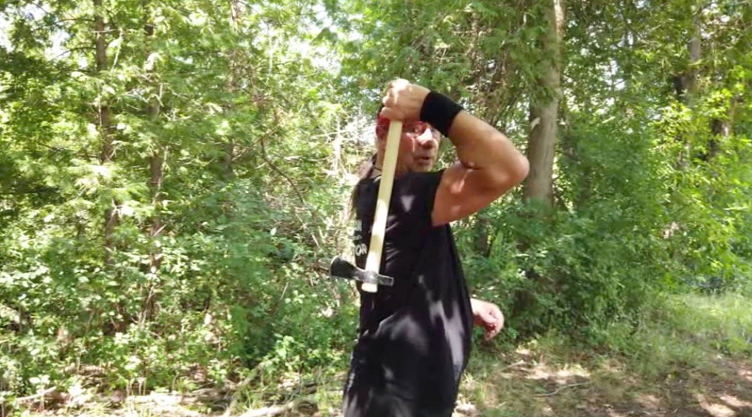 Okichitaw Fighting Tomahawk by George Lepine (On Demand)