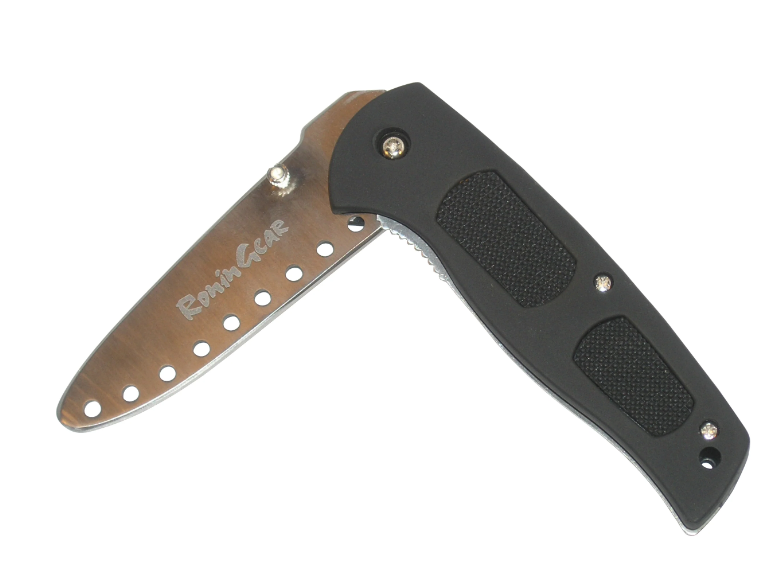 Practice Dull Folding Knife Black by Ronin Gear