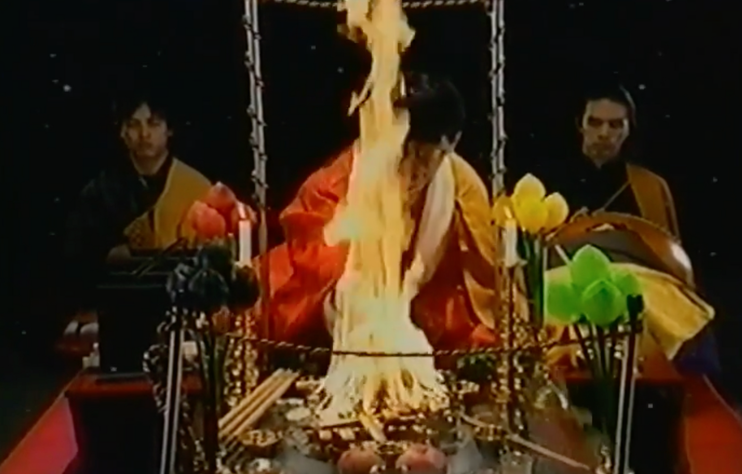 Mudras & Mantras: The Ultimate Wish-Fulfilling Secret Method Esoteric Fudo Goma Book & VHS Set by Tomoya Kanazawa (Preowned)