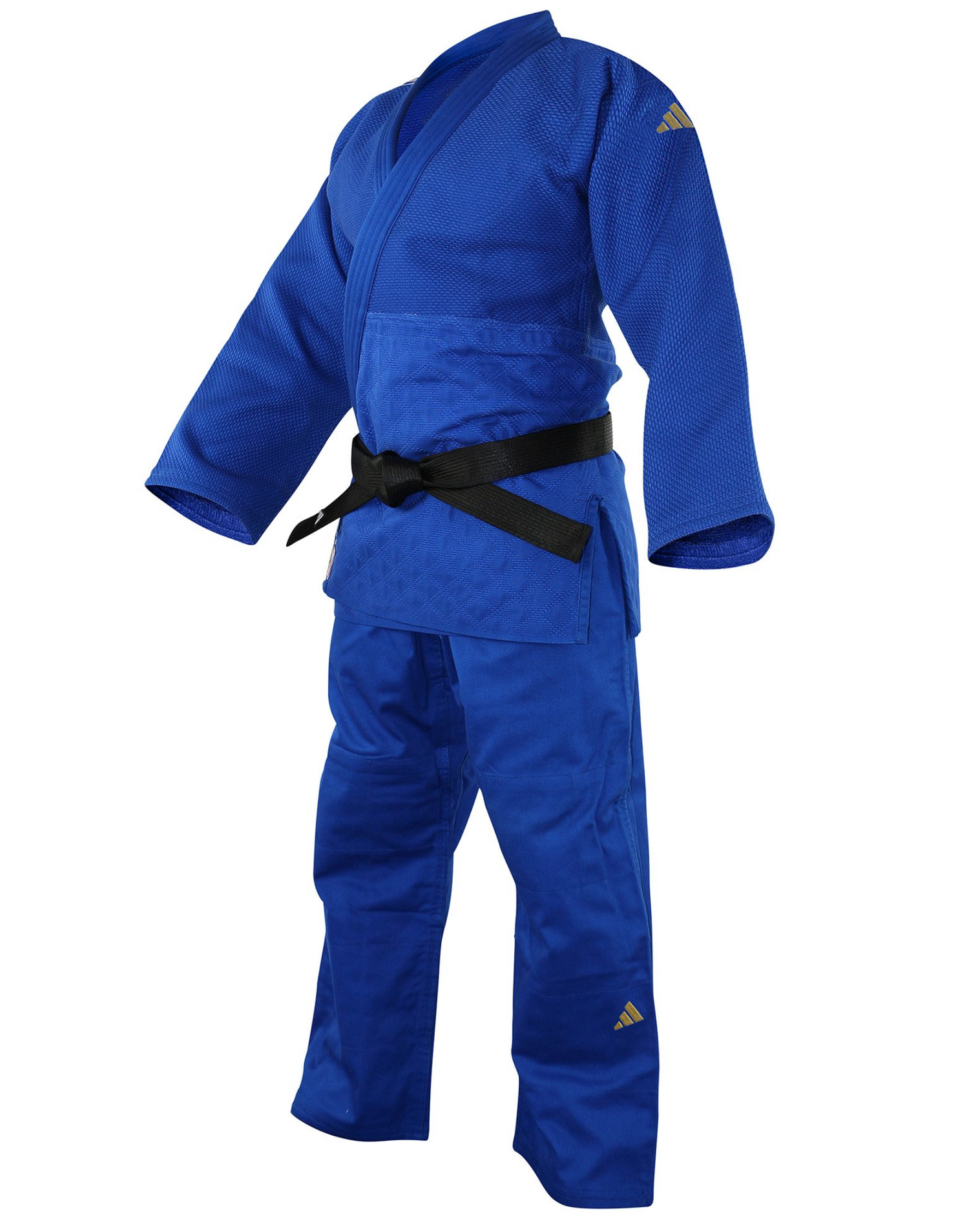 Adidas IJF Champion 3 Regular Fit Blue for 2023 with Gold Logo
