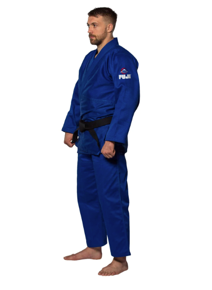 Single Weave Judo Gi - by Fuji (White, Blue)