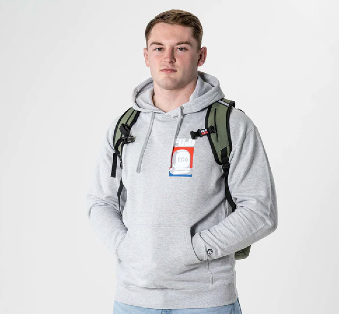 Urban Day Backpack Military Green by Fuji