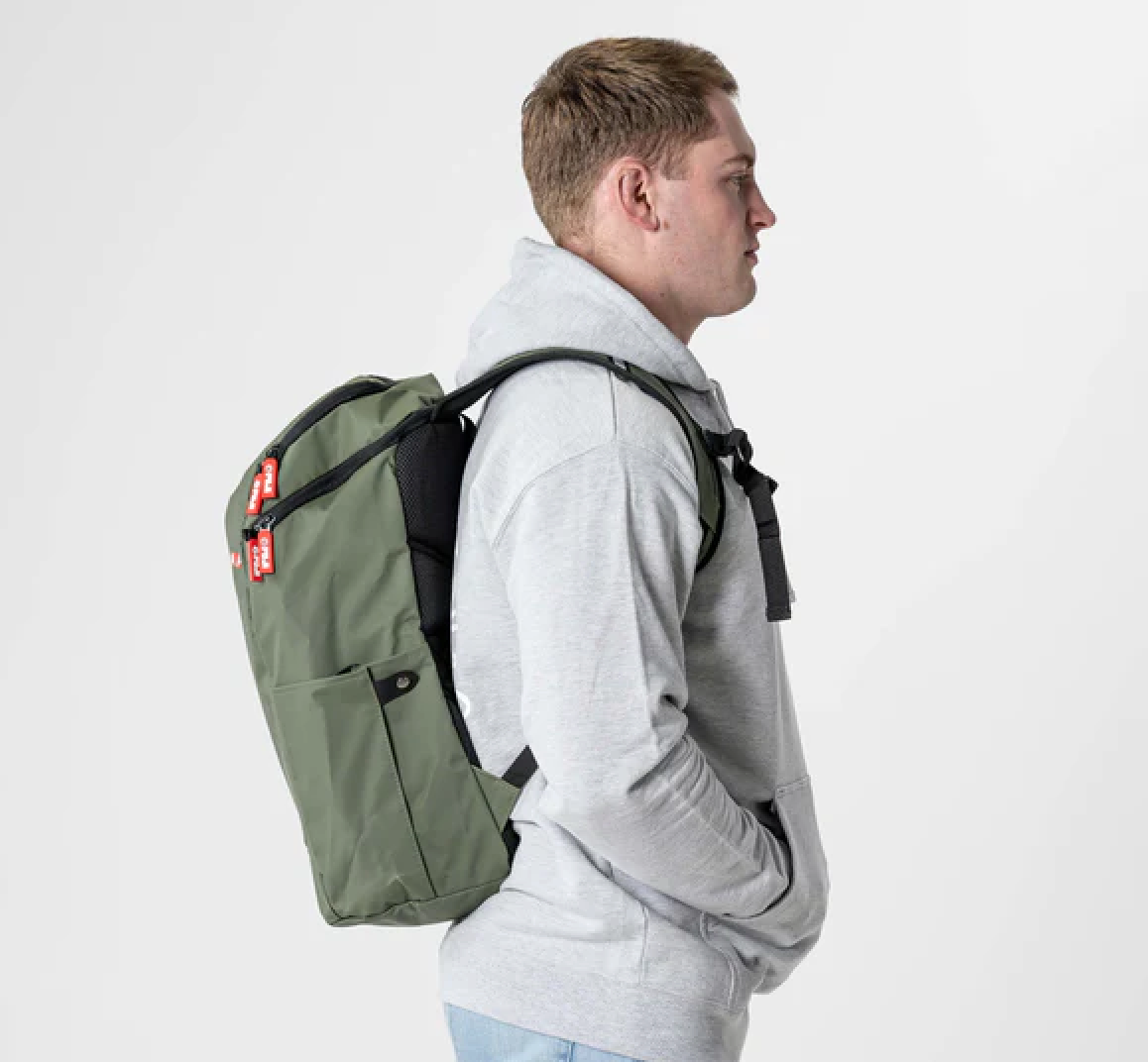 Urban Day Backpack Military Green by Fuji