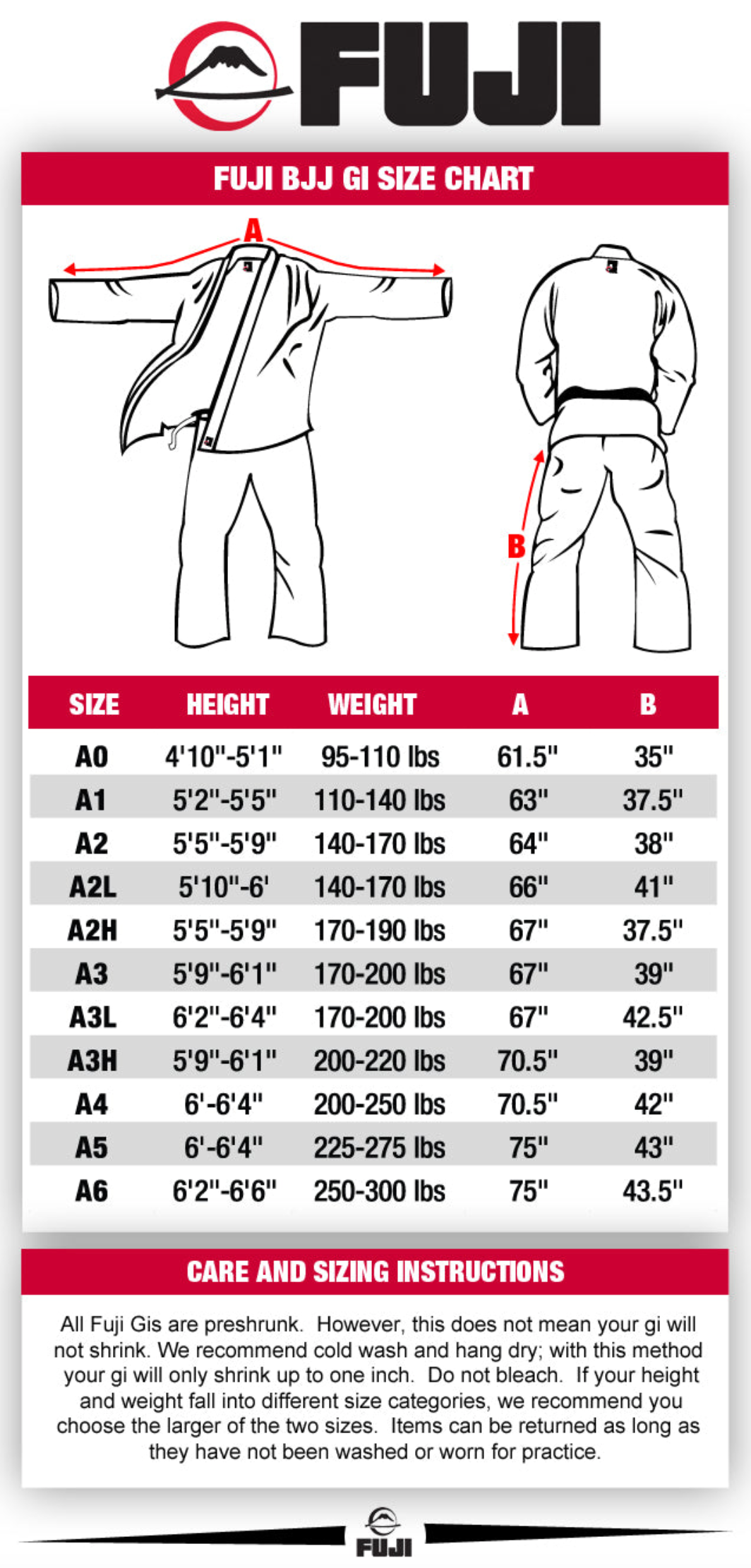 Blackout All Around BJJ Gi with Belt by Fuji