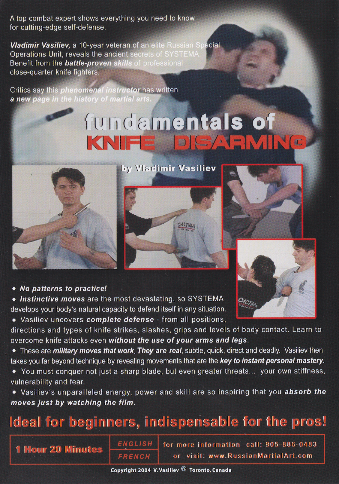 Systema: Fundamentals of Knife Disarming DVD