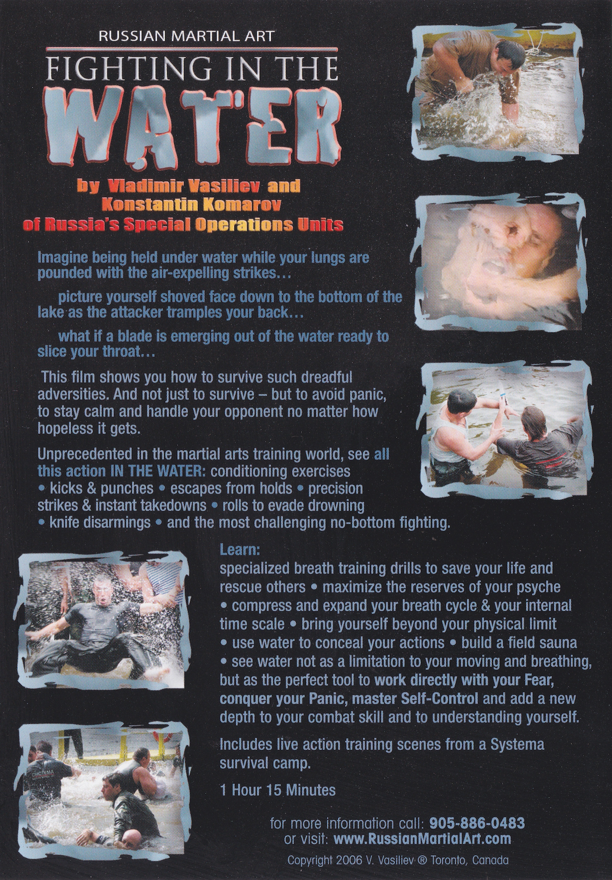 Systema: Fighting in the Water DVD with Vladimir Vasiliev