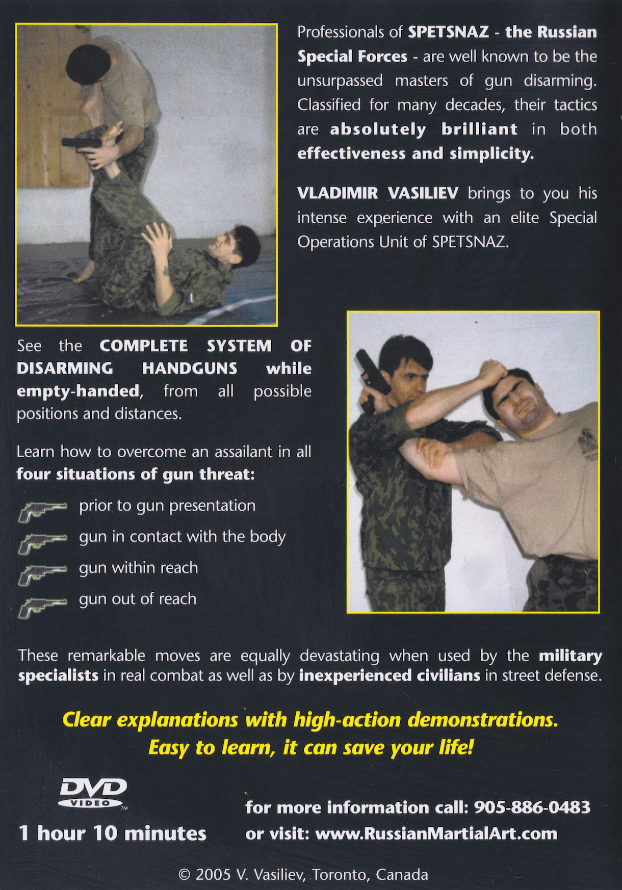 Systema - Gun Disarming DVD by Vladimir Vasiliev
