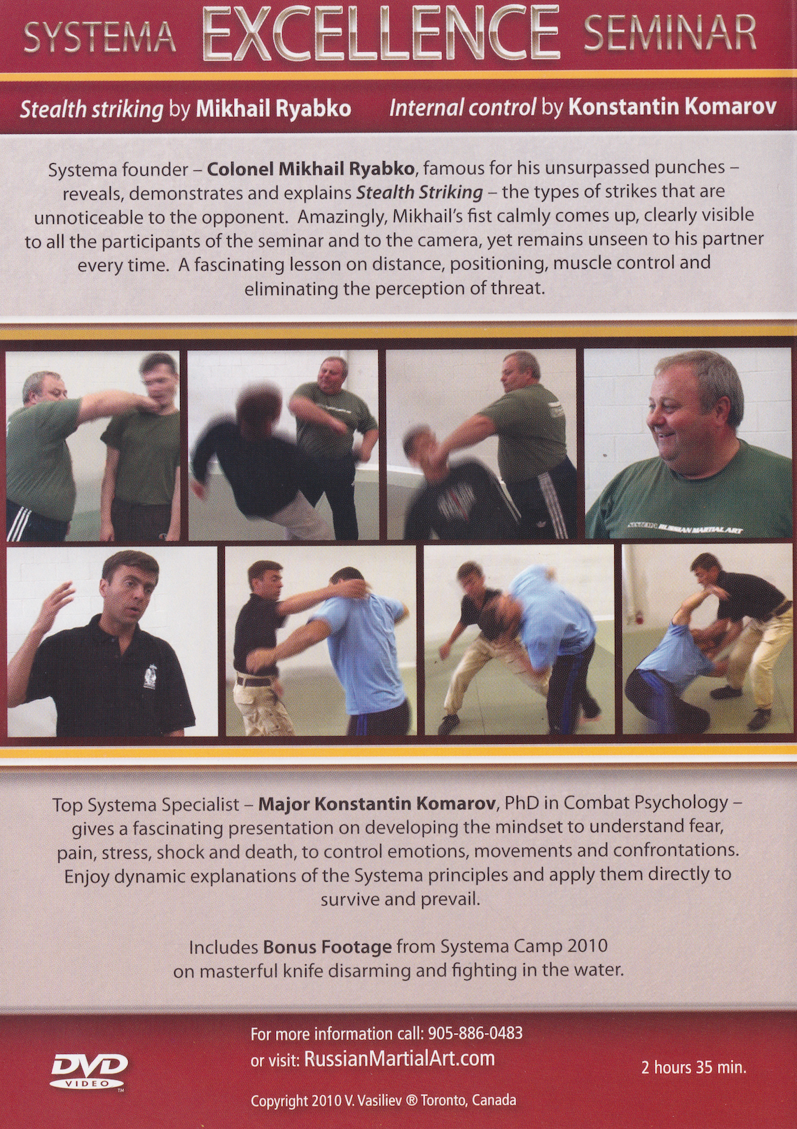 Systema Excellence Seminar DVD with Mikhail Ryabko & Konstantin Komarov