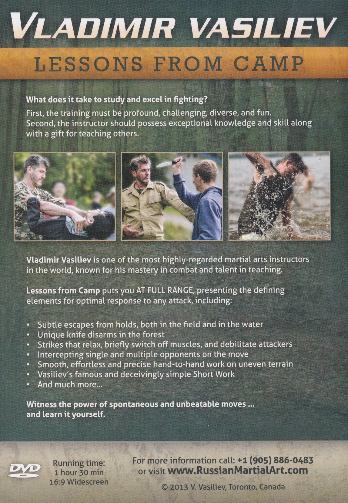 Systema Lessons From Camp DVD by Vladimir Vasiliev